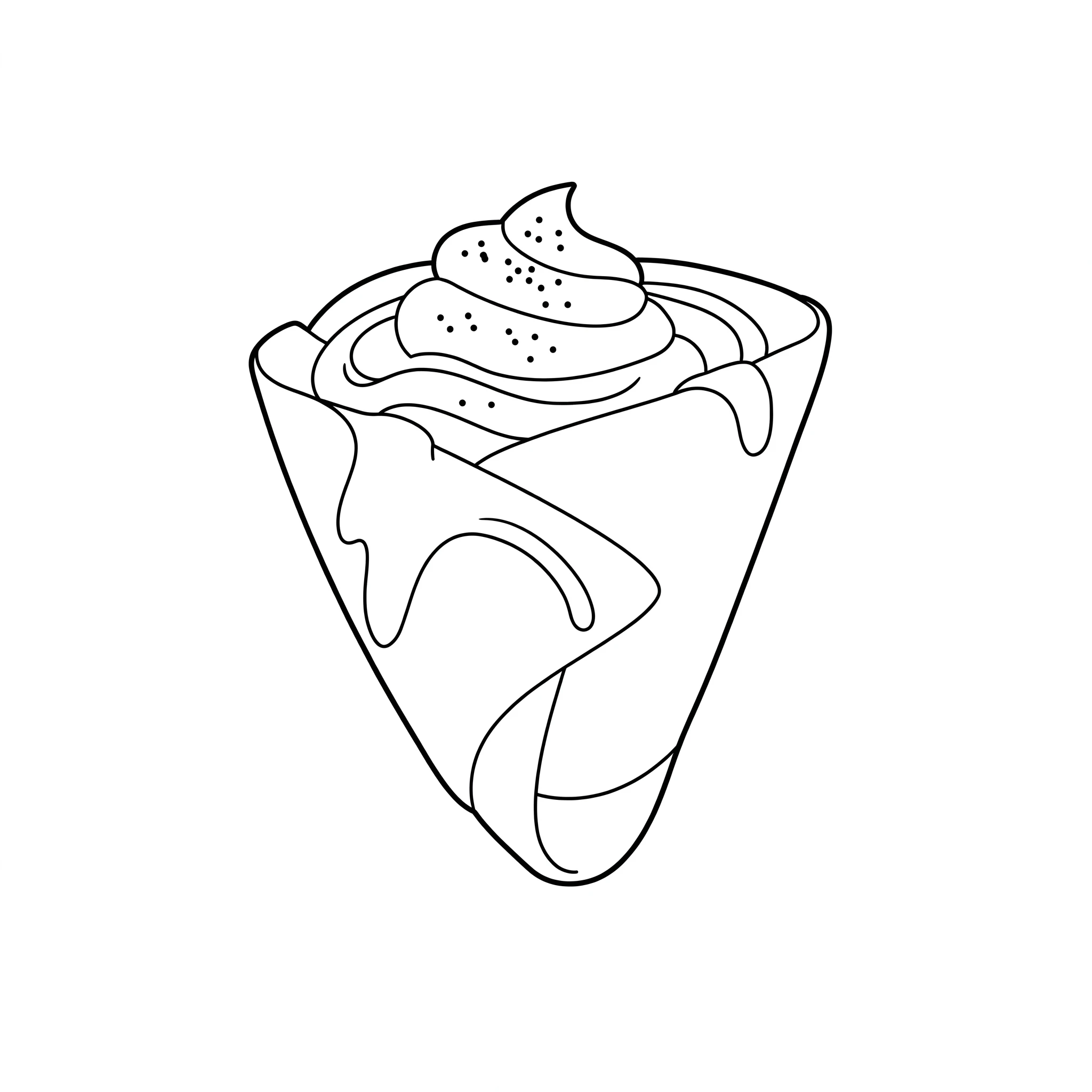 coloriage Crepes pour enfants a imprimer 1