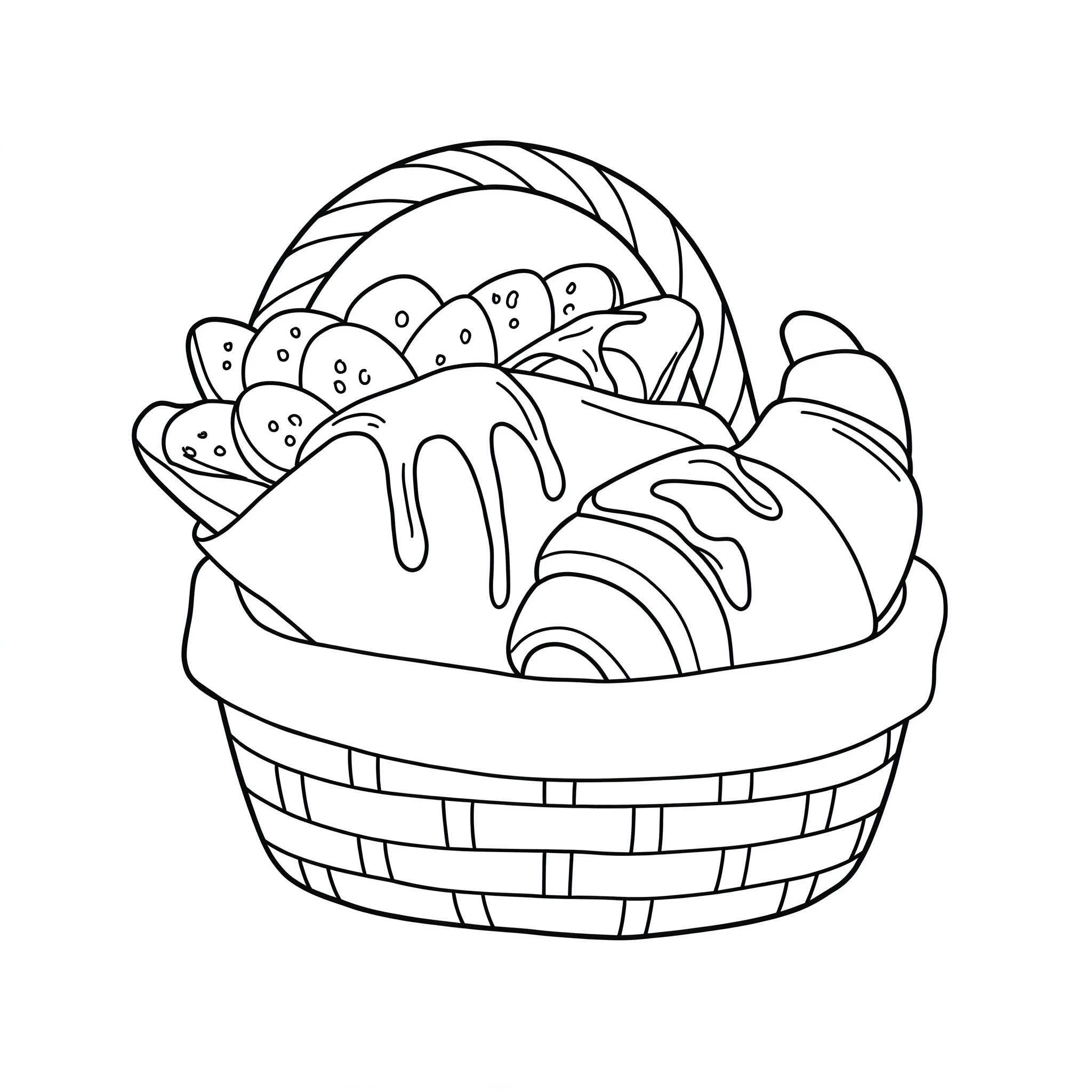 coloriage Crepes en ligne