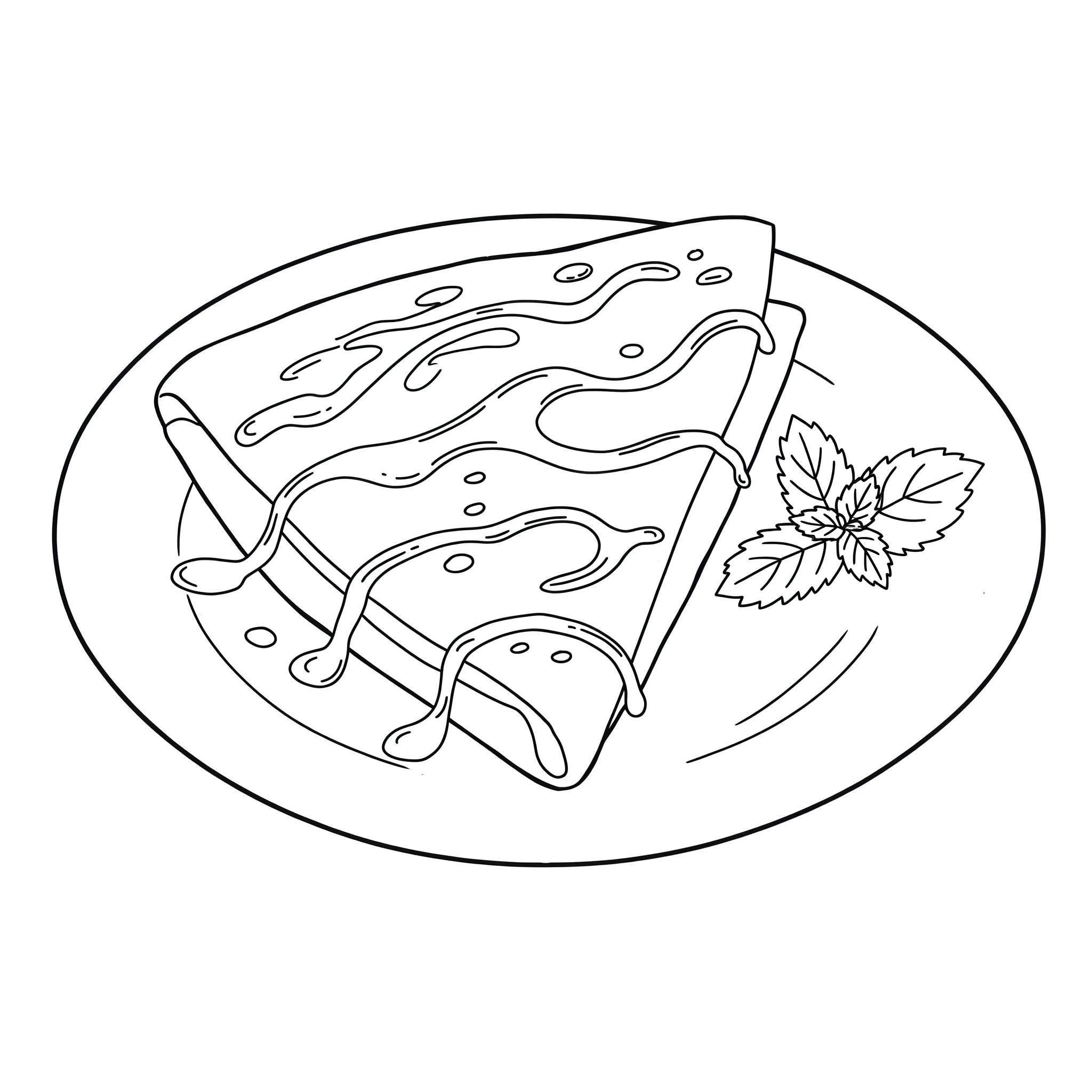 coloriage Crepes pour enfant de 7 ans 1