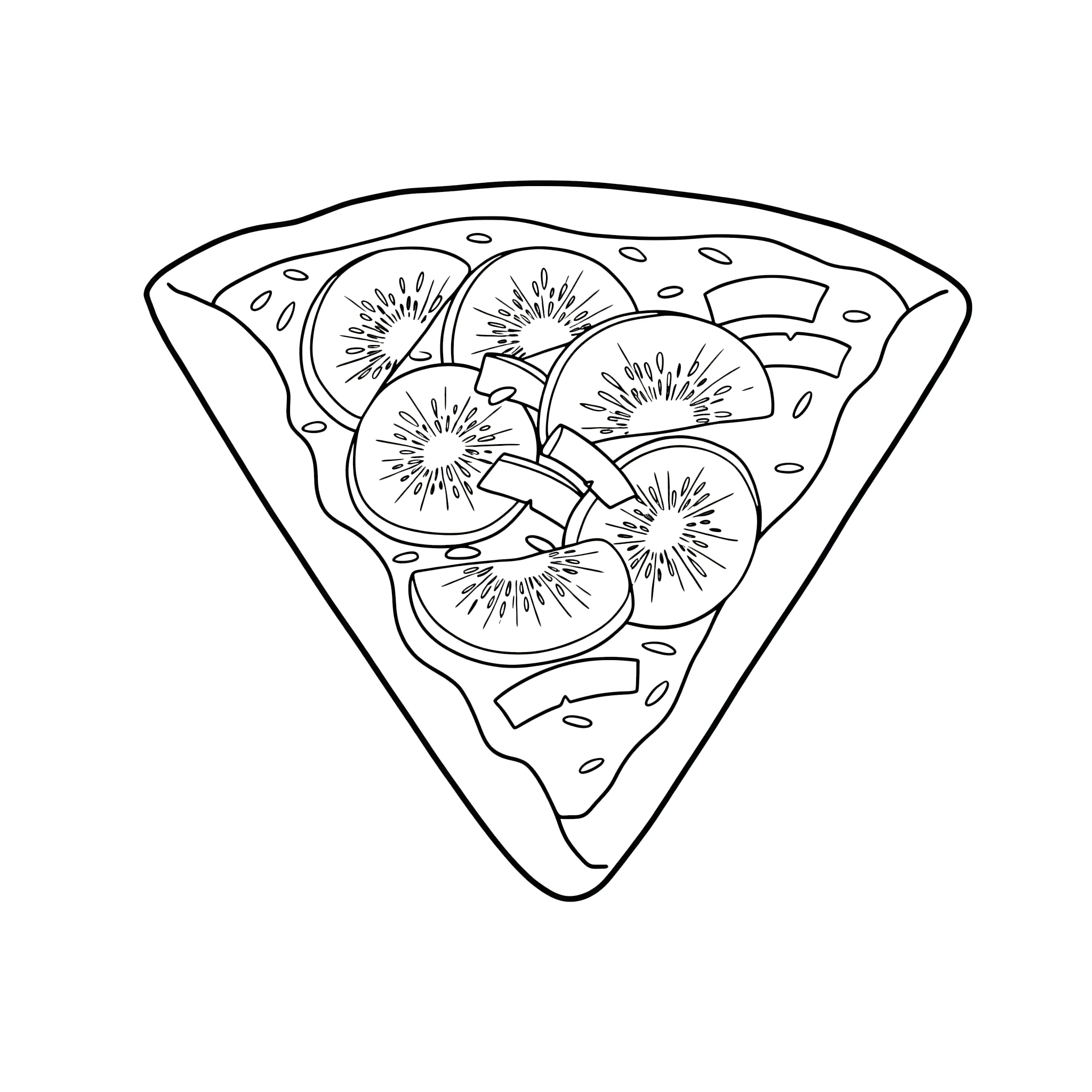 coloriage Crepes a imprimer gratuit