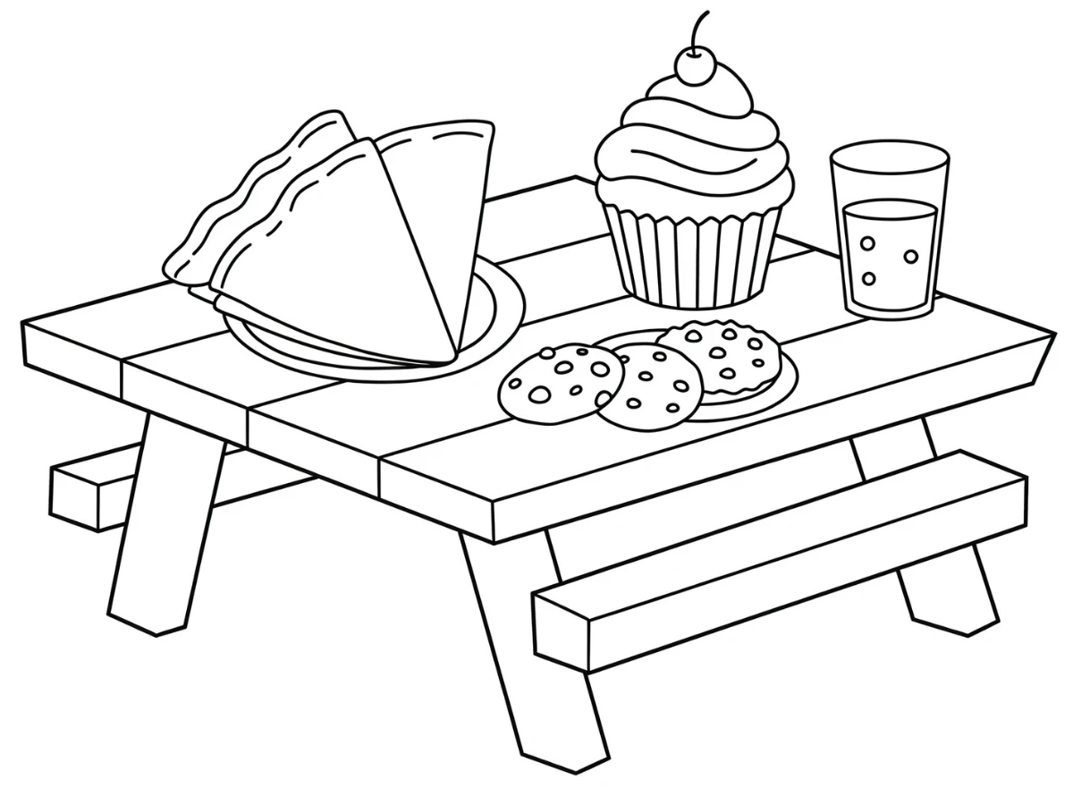 coloriage Crepes d'enfant a imprimer