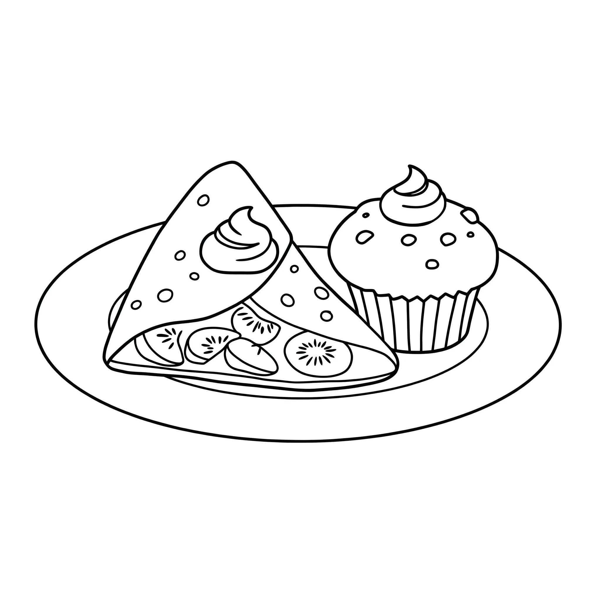 coloriage Crepes et apprentissage