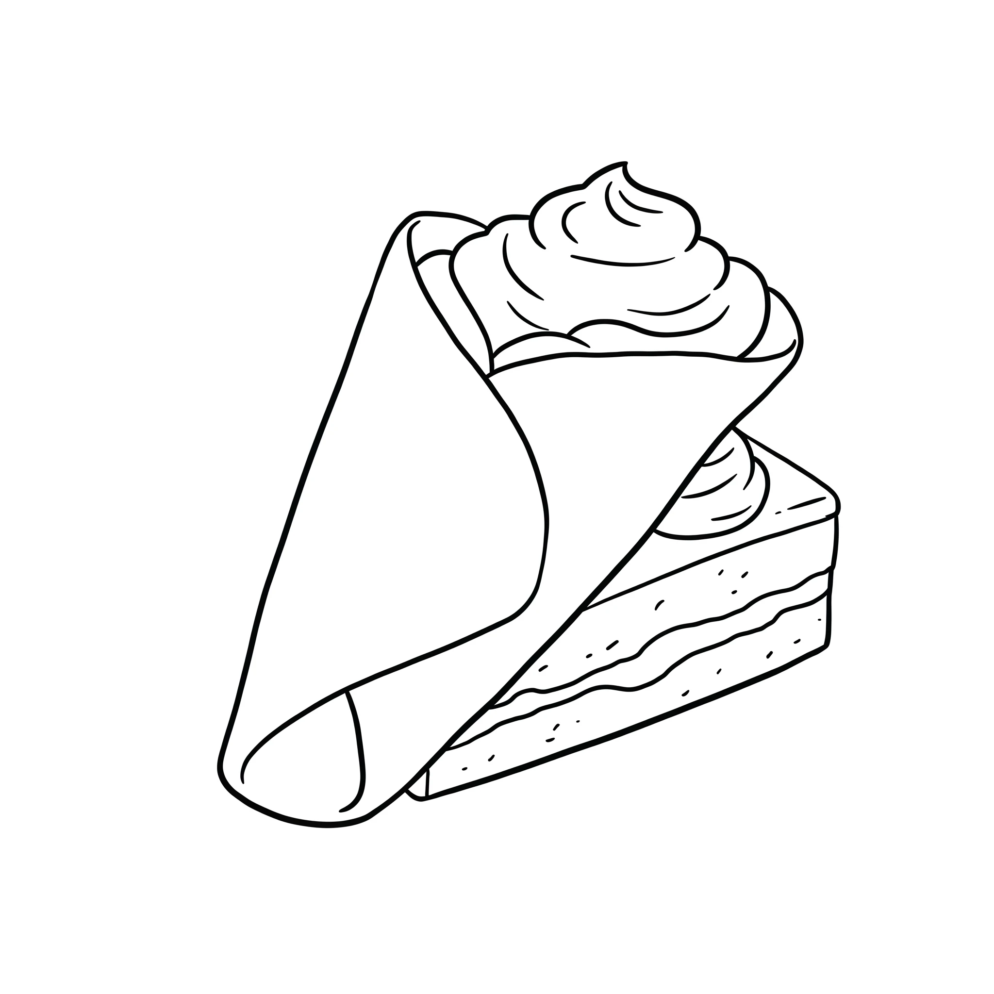coloriage Crepes a dessiner en ligne 1