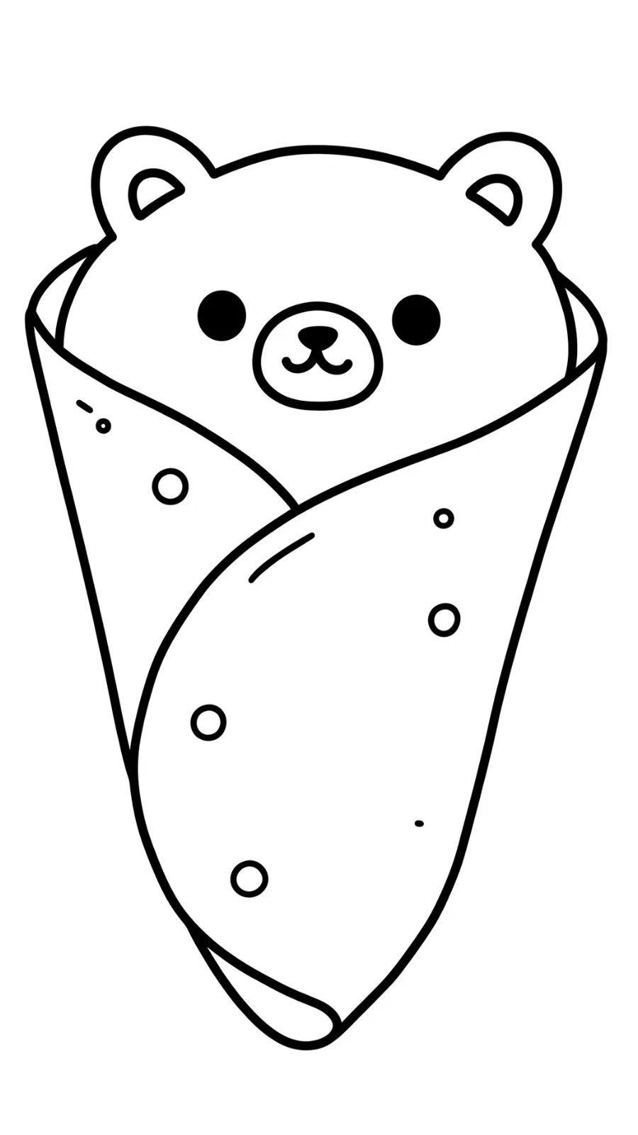 coloriage Crepes pour enfant de à imprimer