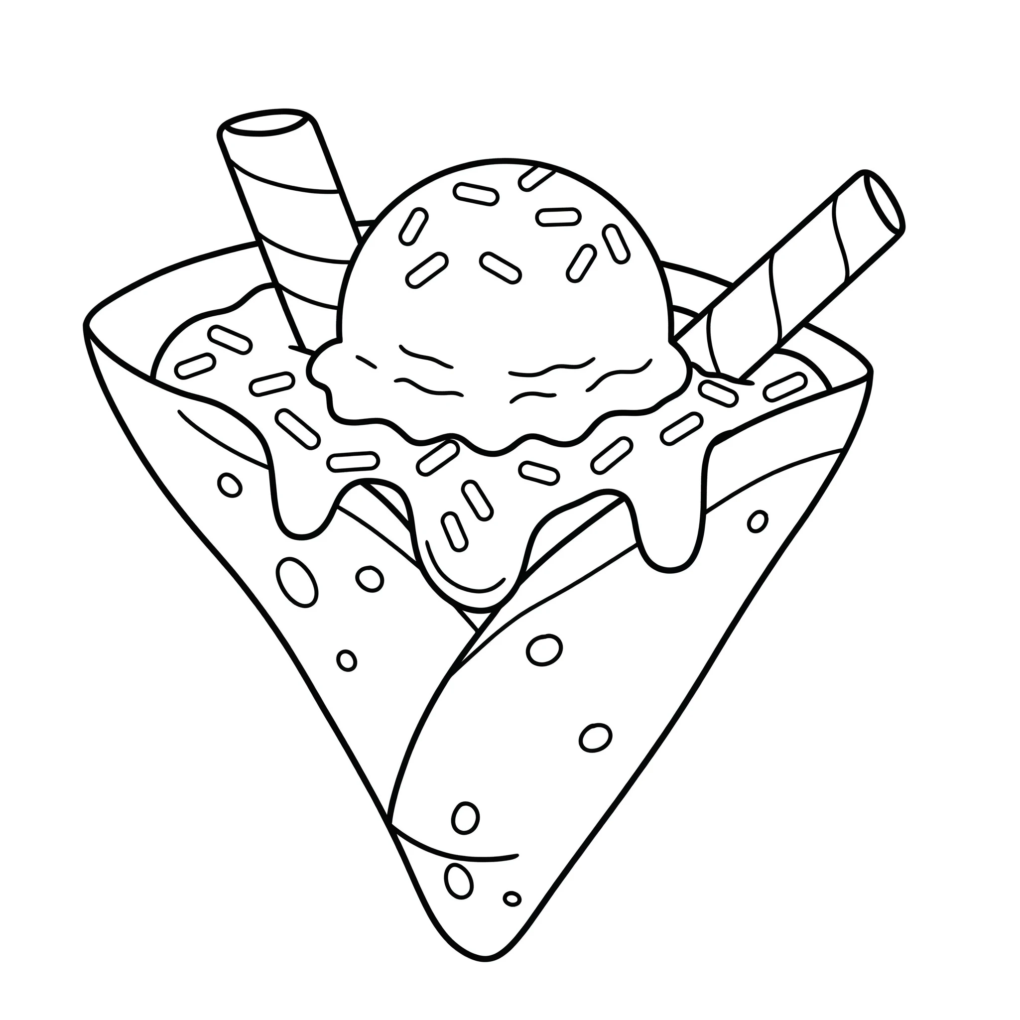 télécharger coloriage Crepes gratuit