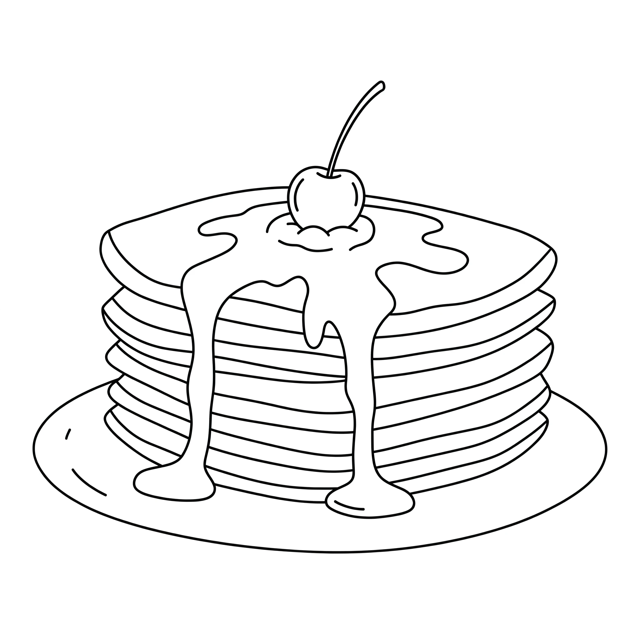 coloriage Crepes pour enfants à imprimer