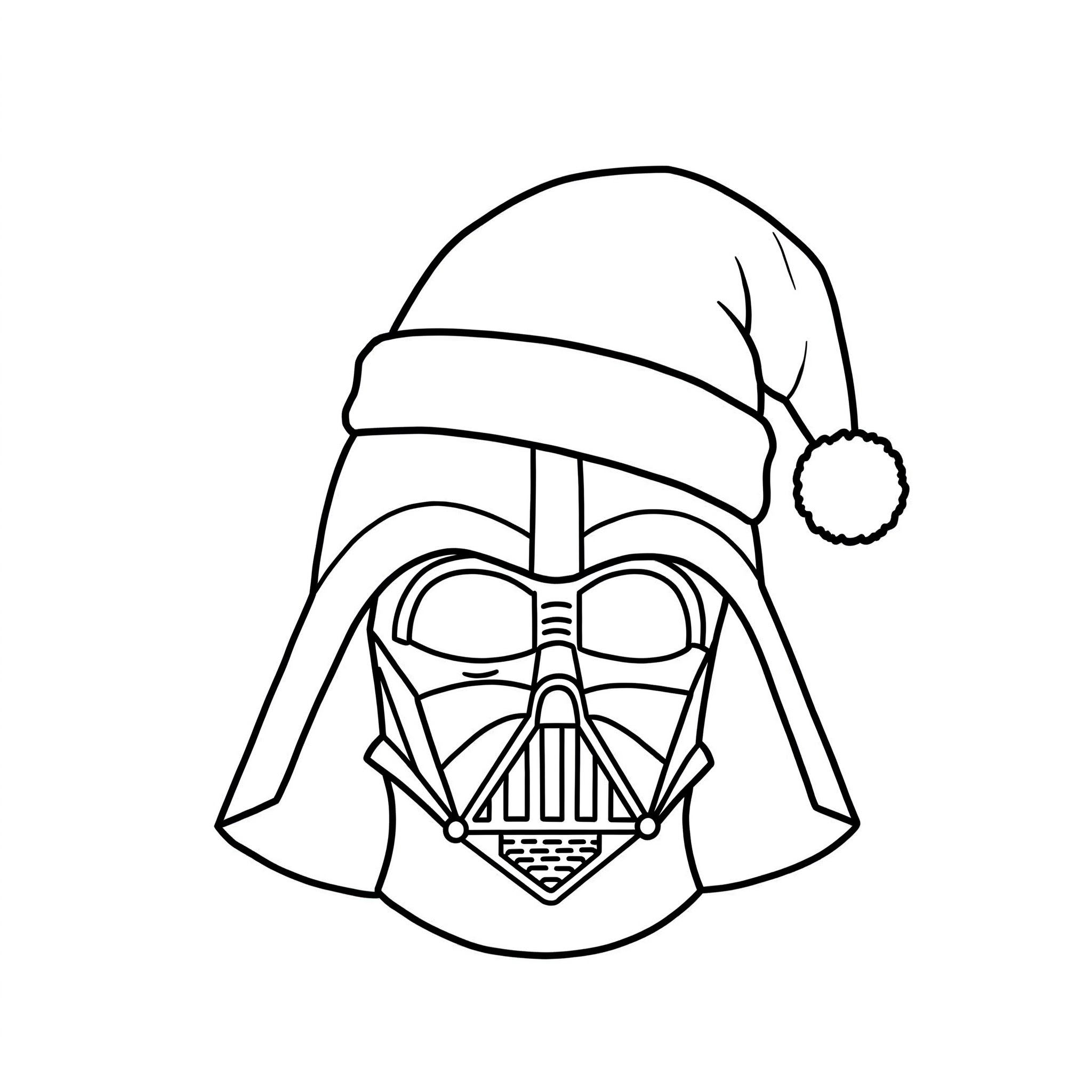 coloriage Dark Vador a imprimer