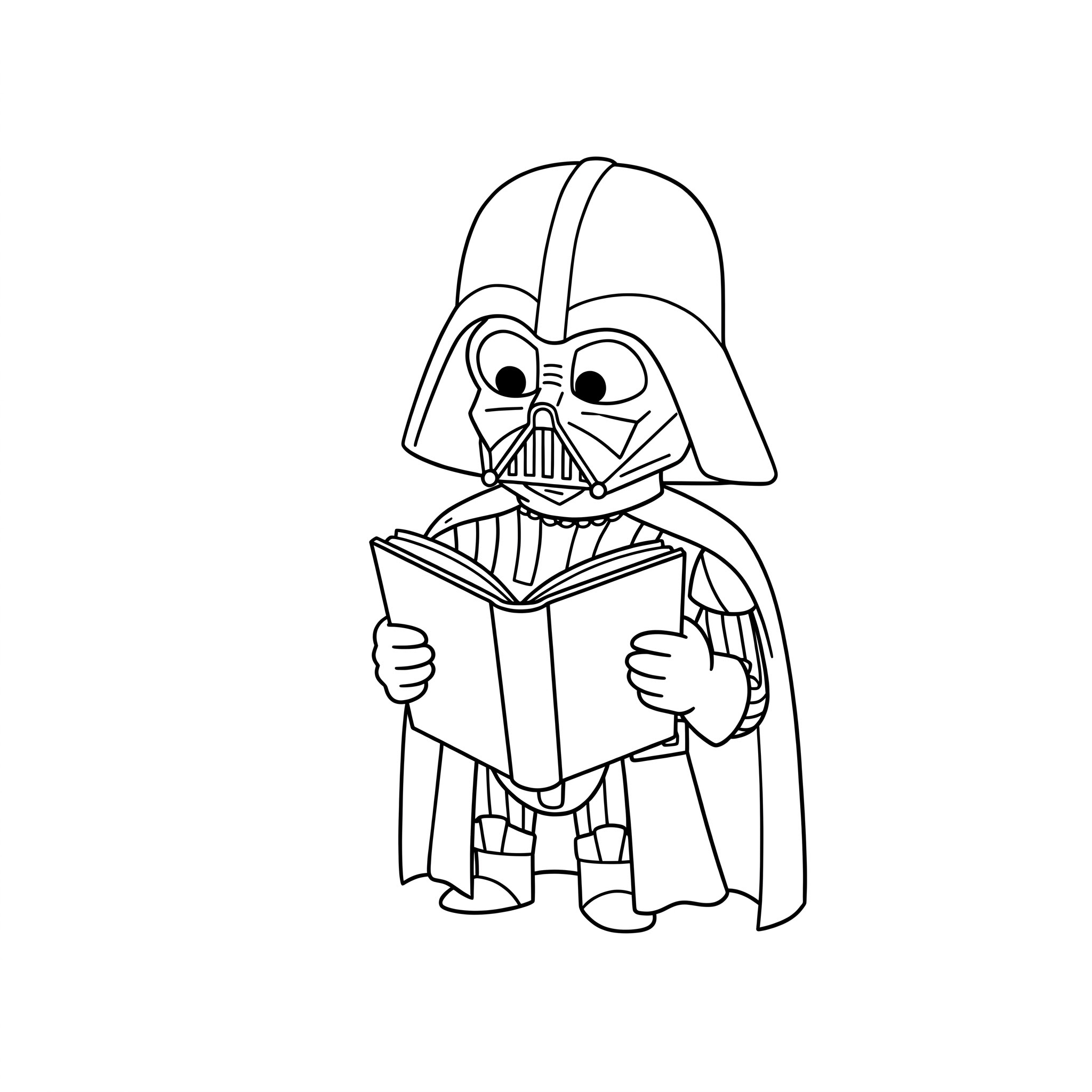 coloriage Dark Vador a telecharger