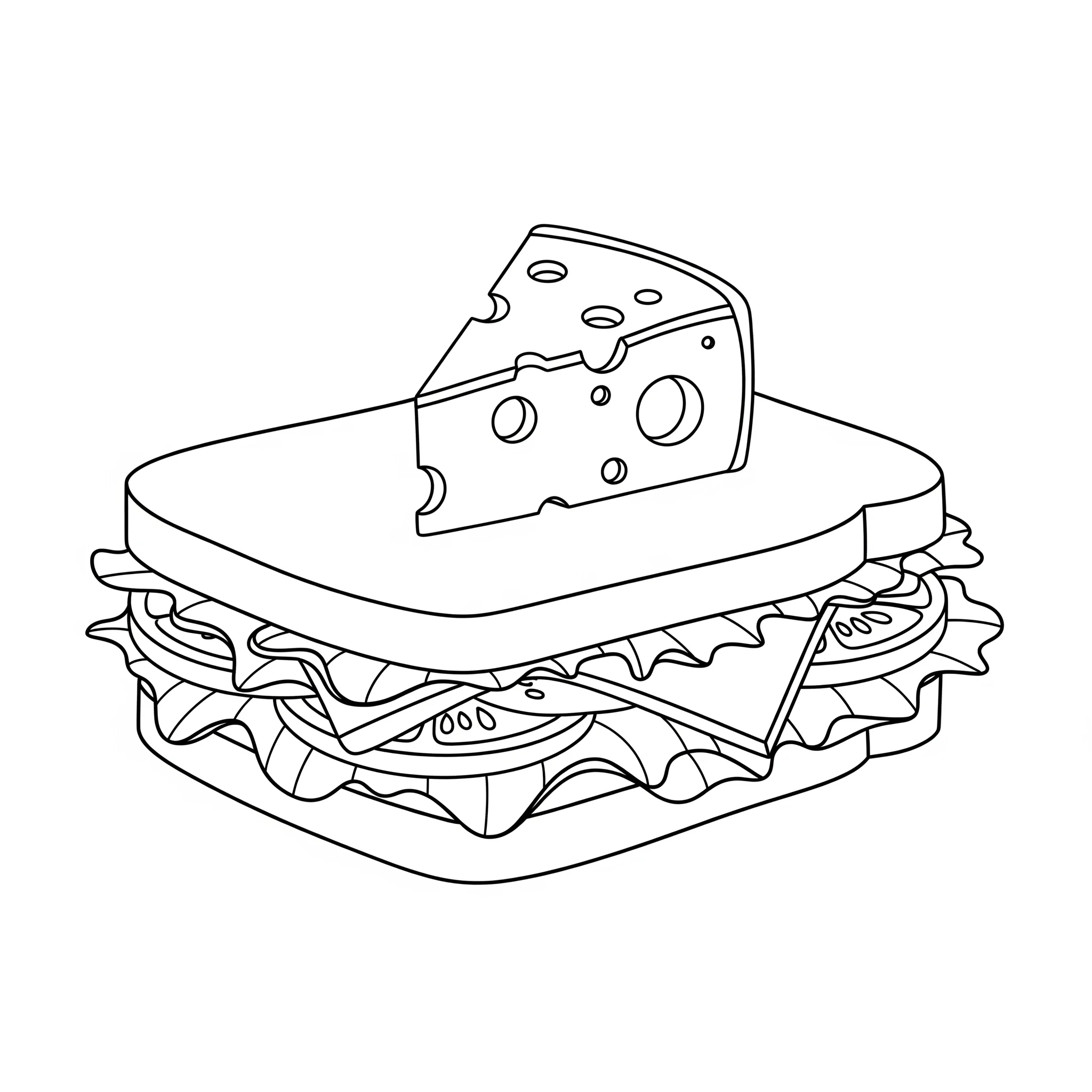 coloriage Fromage en ligne