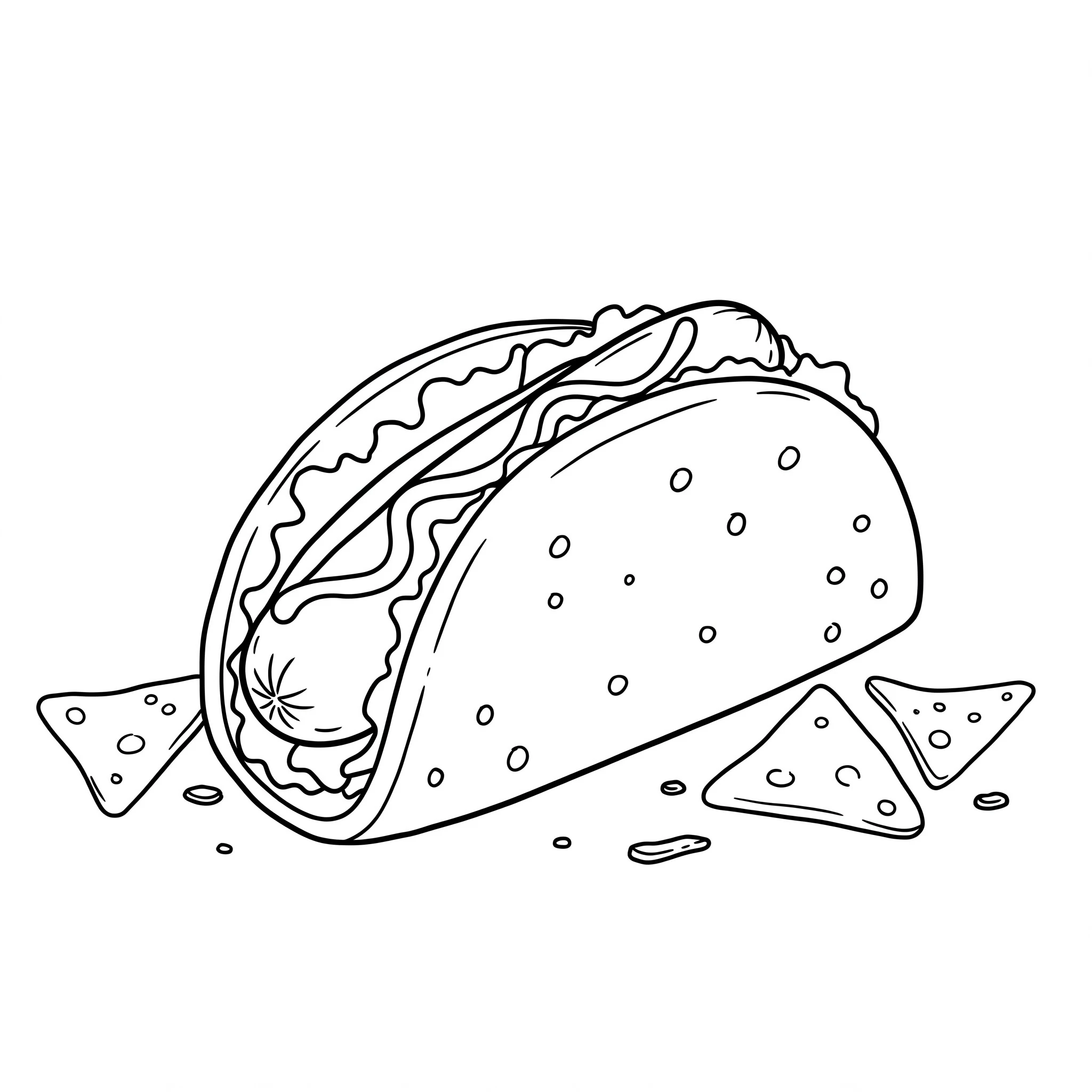 imprimer coloriage Hot Dog gratuit 1