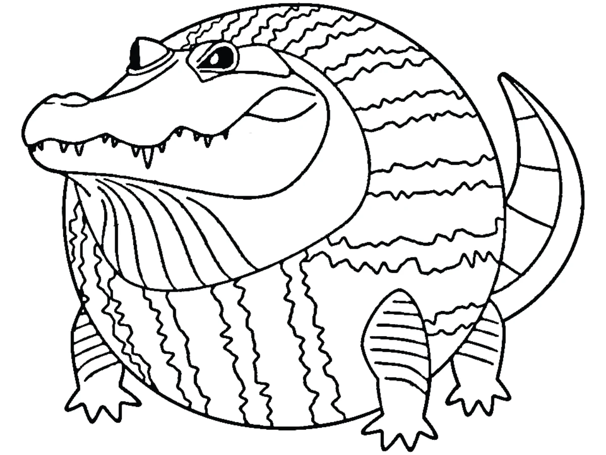 coloriage Italian Brainrot à imprimer a4