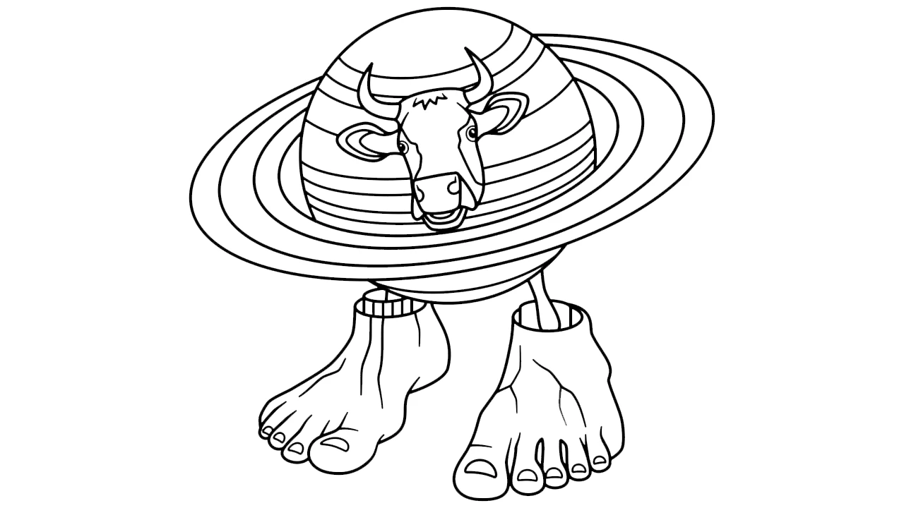 coloriage Italian Brainrot pour enfant de 5 ans