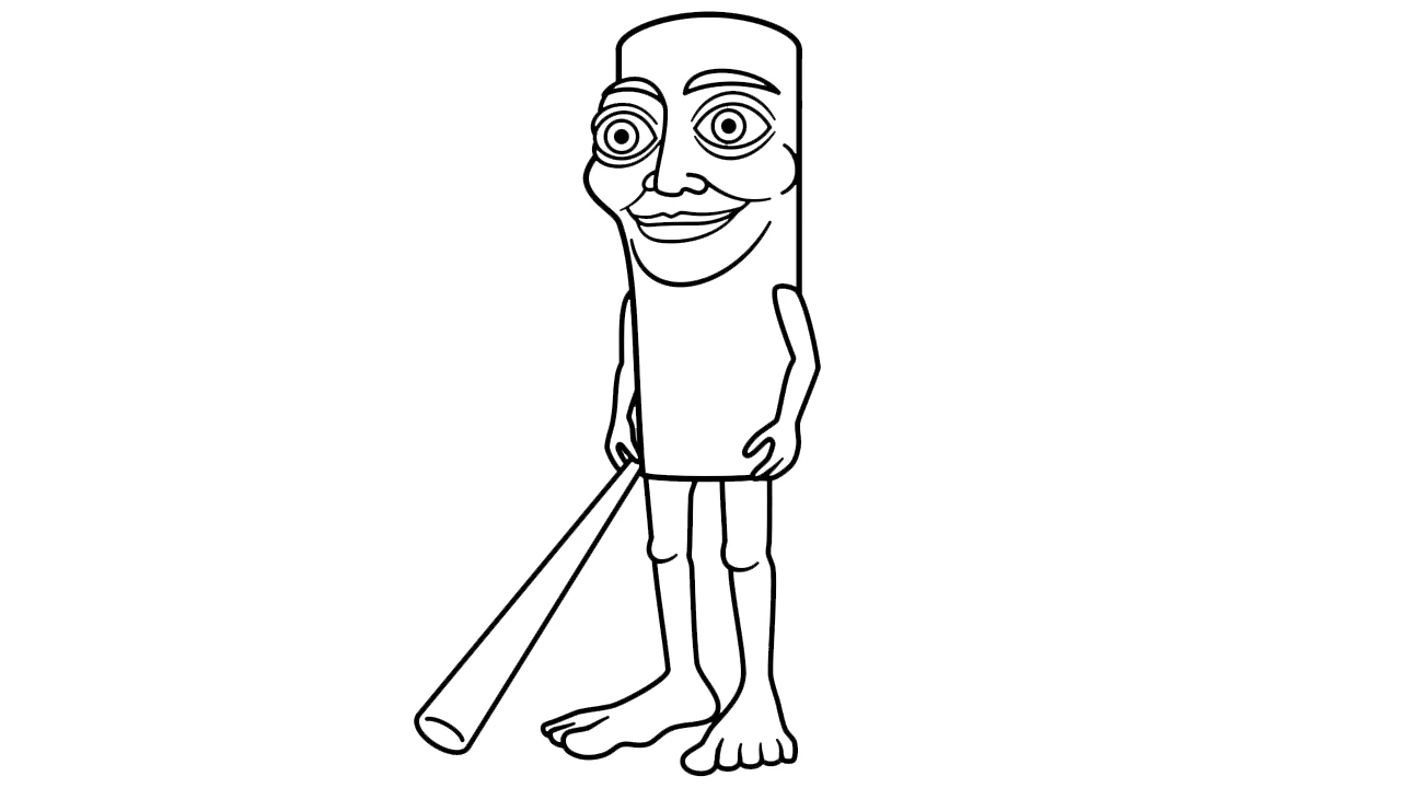 coloriage Italian Brainrot pour enfants