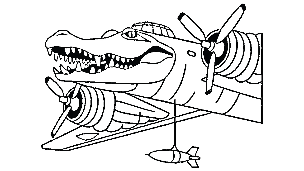 coloriage Italian Brainrot de pour enfants