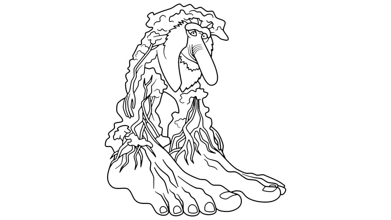 coloriage Italian Brainrot pour enfant de 6 ans