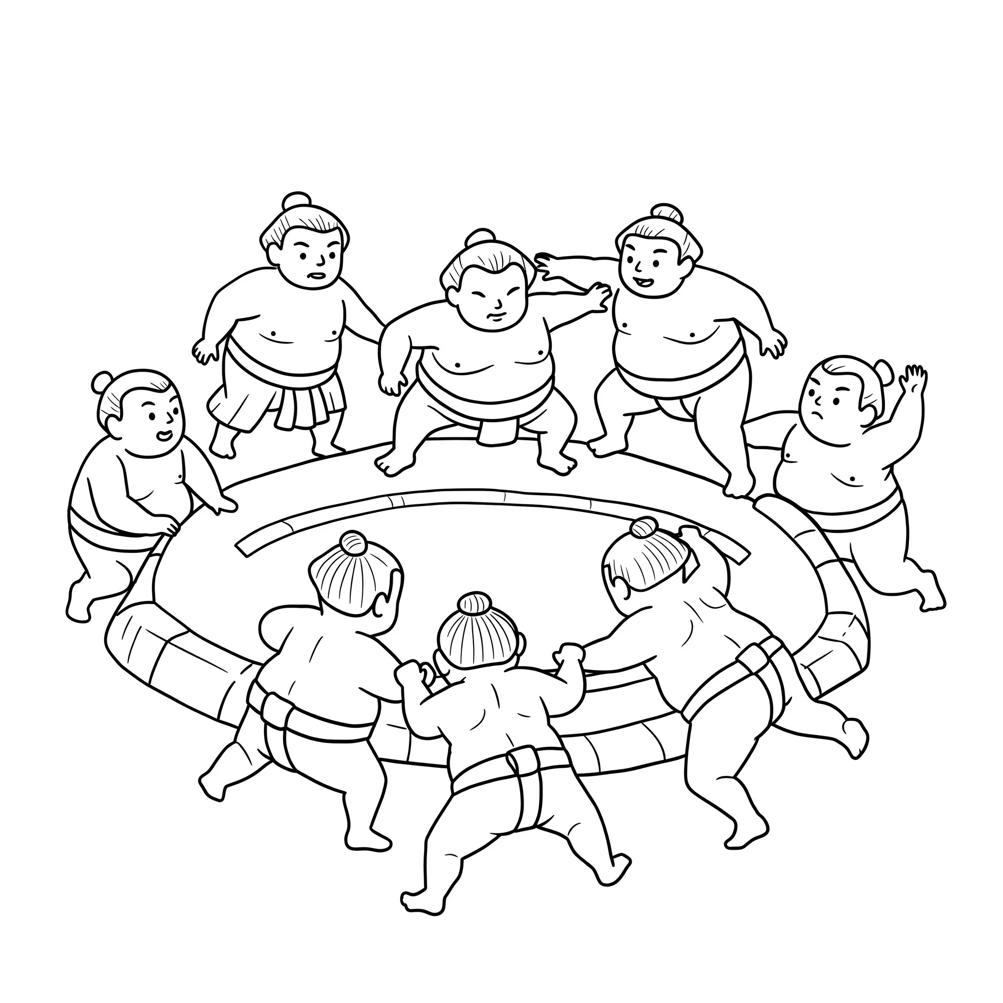 coloriage Japon à imprimer pdf gratuit 1