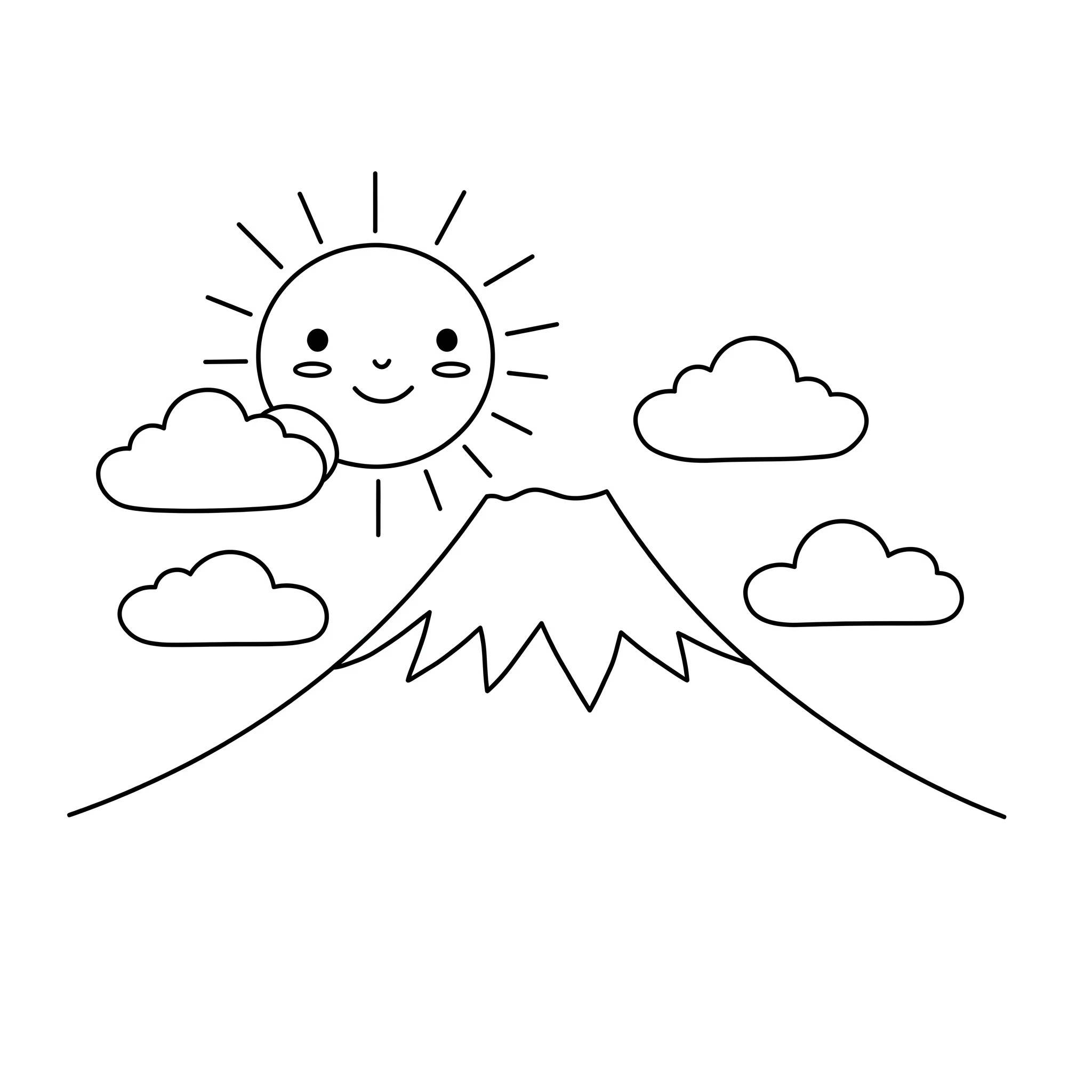 image pour coloriage Japon enfant