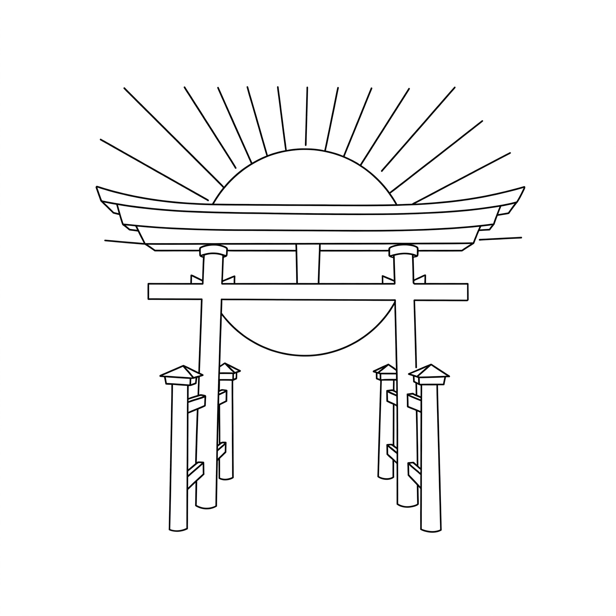 coloriage Japon pour enfants à télécharger