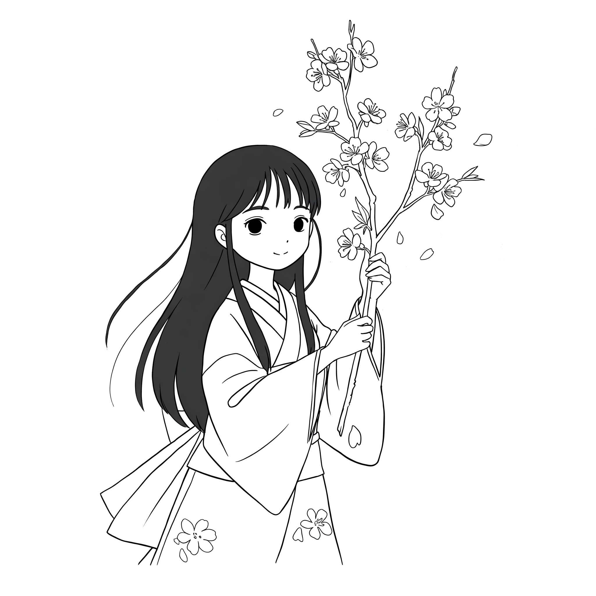coloriage Japon pour enfants à télécharger 1