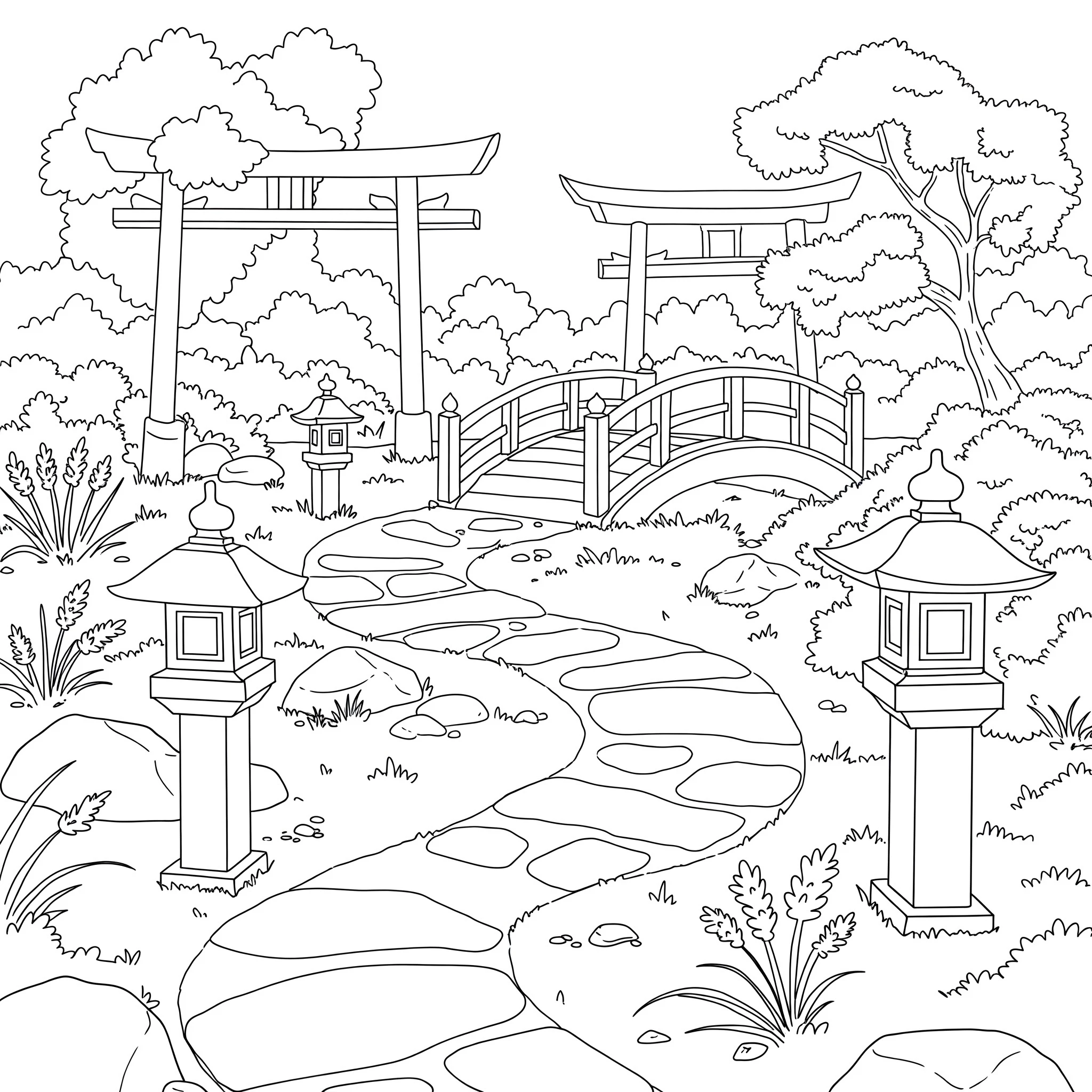 imprimer coloriage Japon