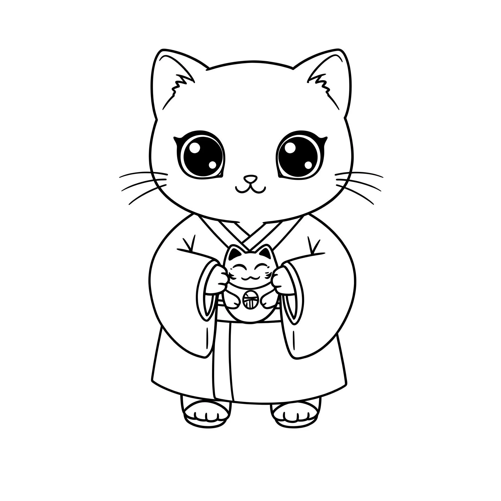image de coloriage Japon pour enfant