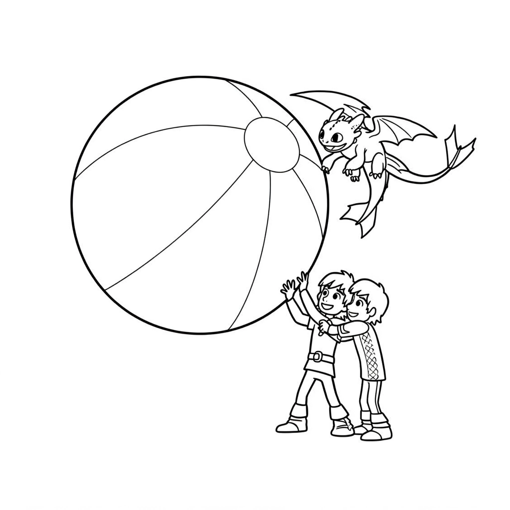 coloriage Krokmou pour enfant de 7 ans