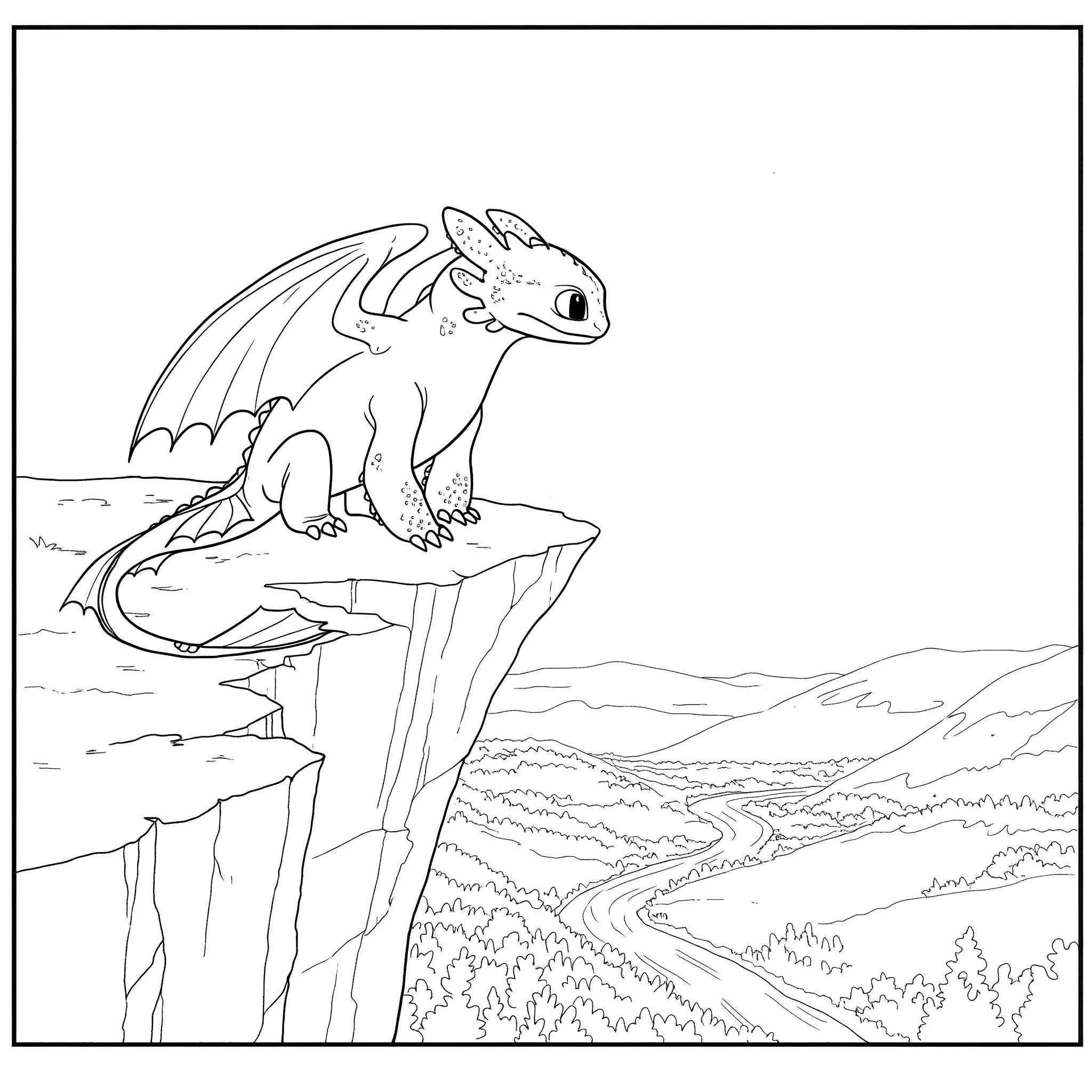 coloriage Krokmou à imprimer pour enfant de 6 ans
