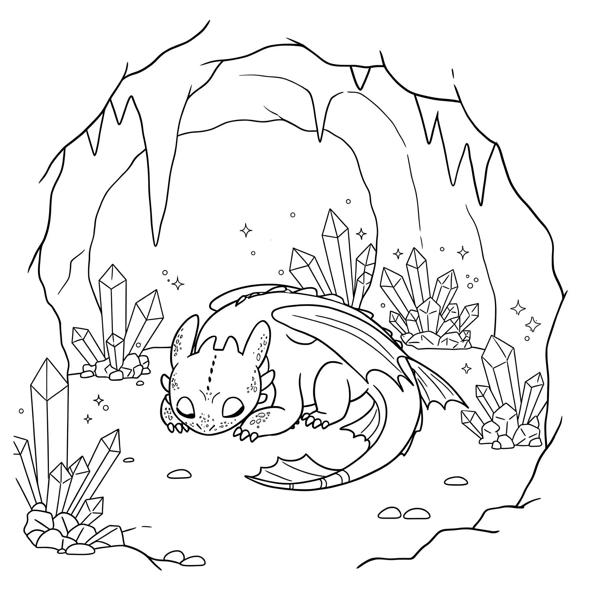 coloriage Krokmou pour enfant de 8 ans