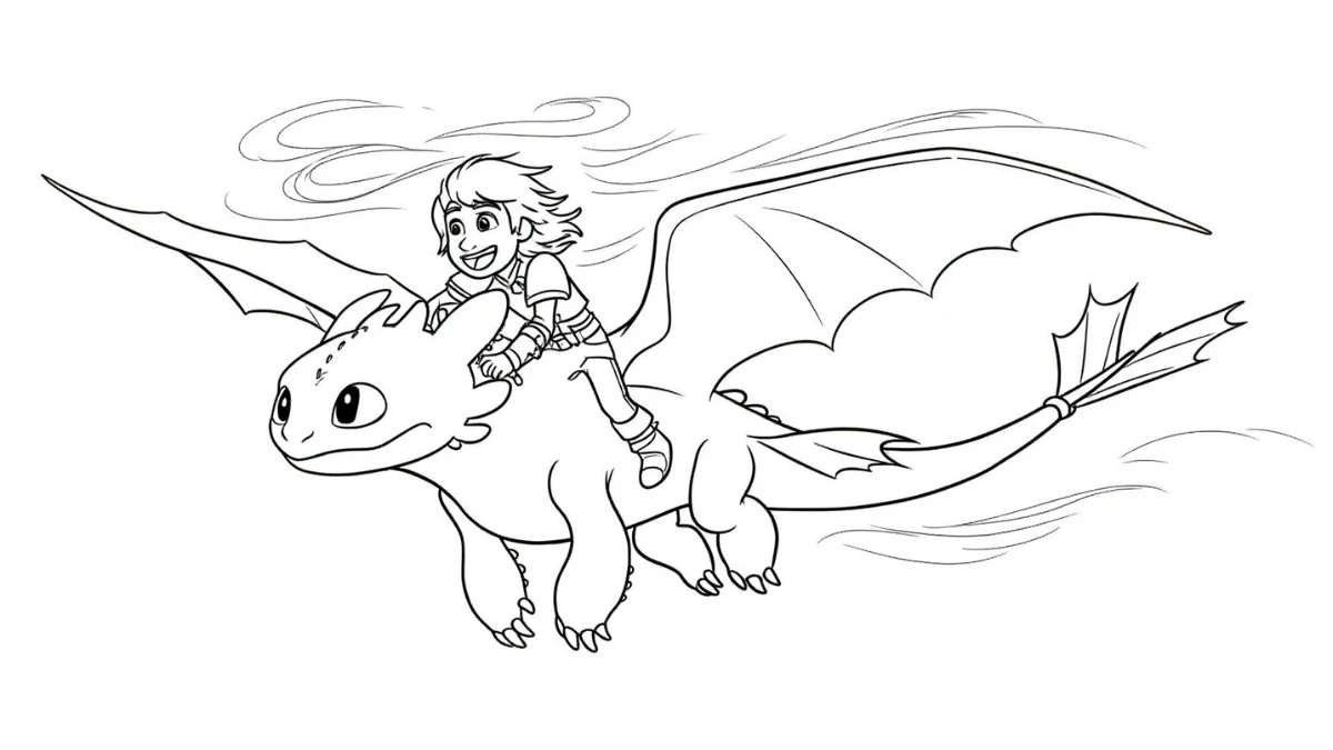 coloriage Krokmou gratuit