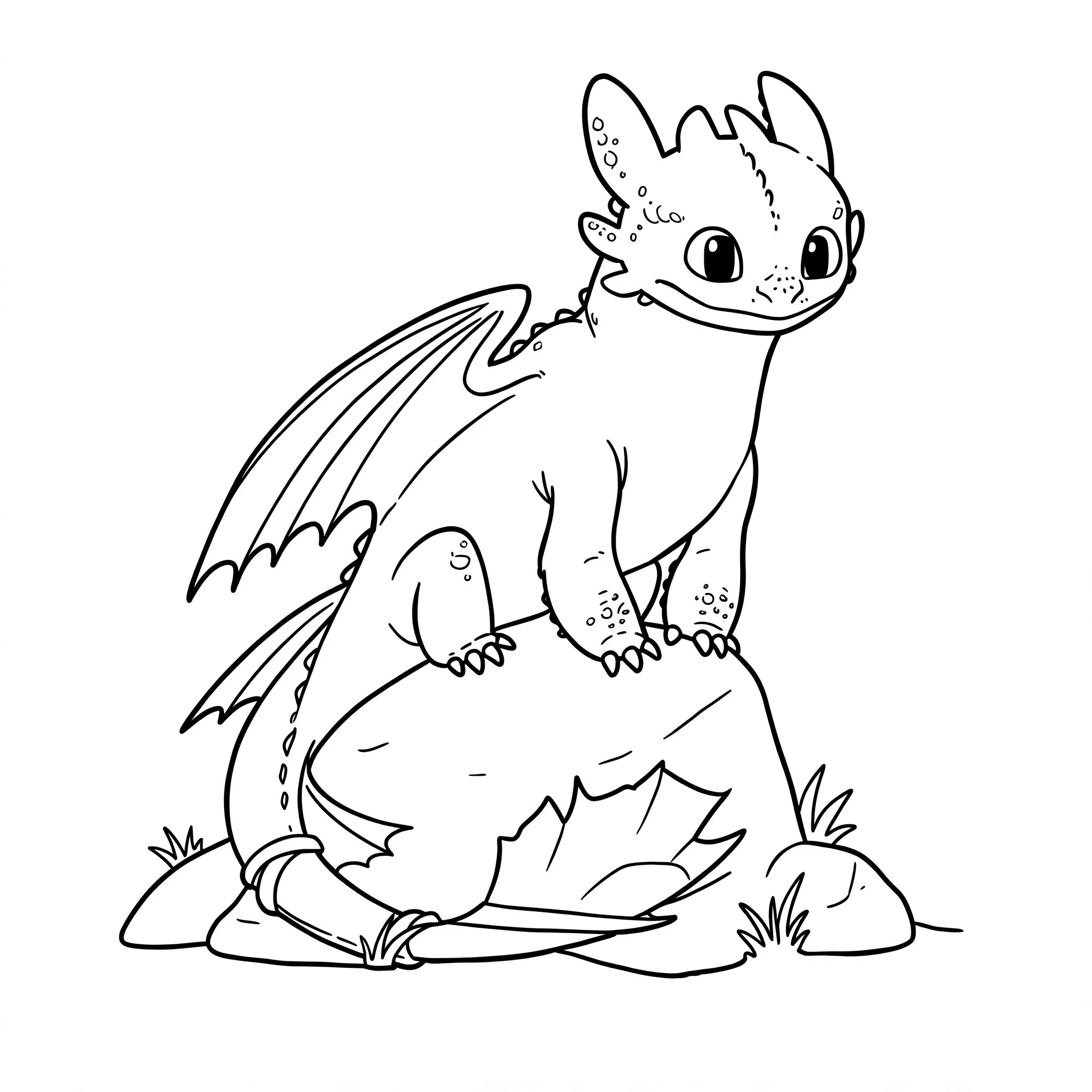 coloriage Krokmou pour enfant de 7 ans 1