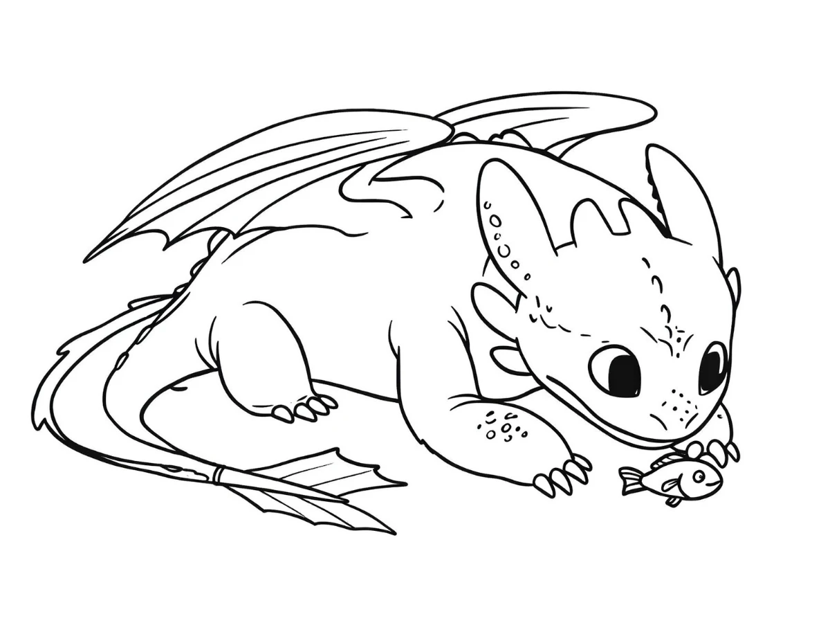 coloriage Krokmou a dessiner en ligne