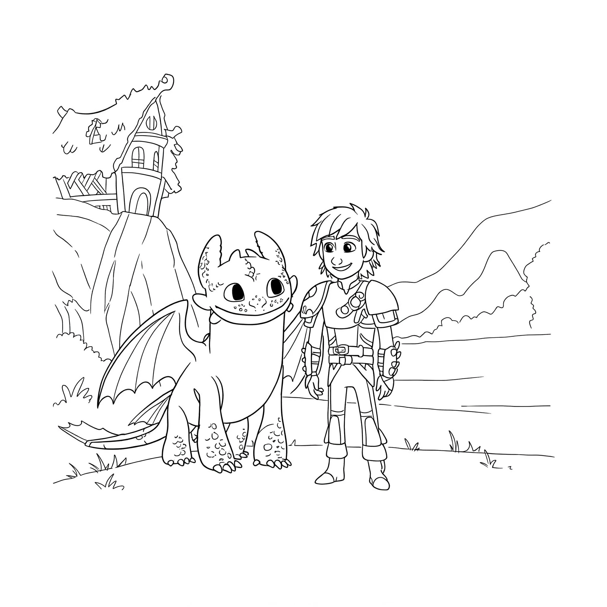 coloriage Krokmou et apprentissage 1