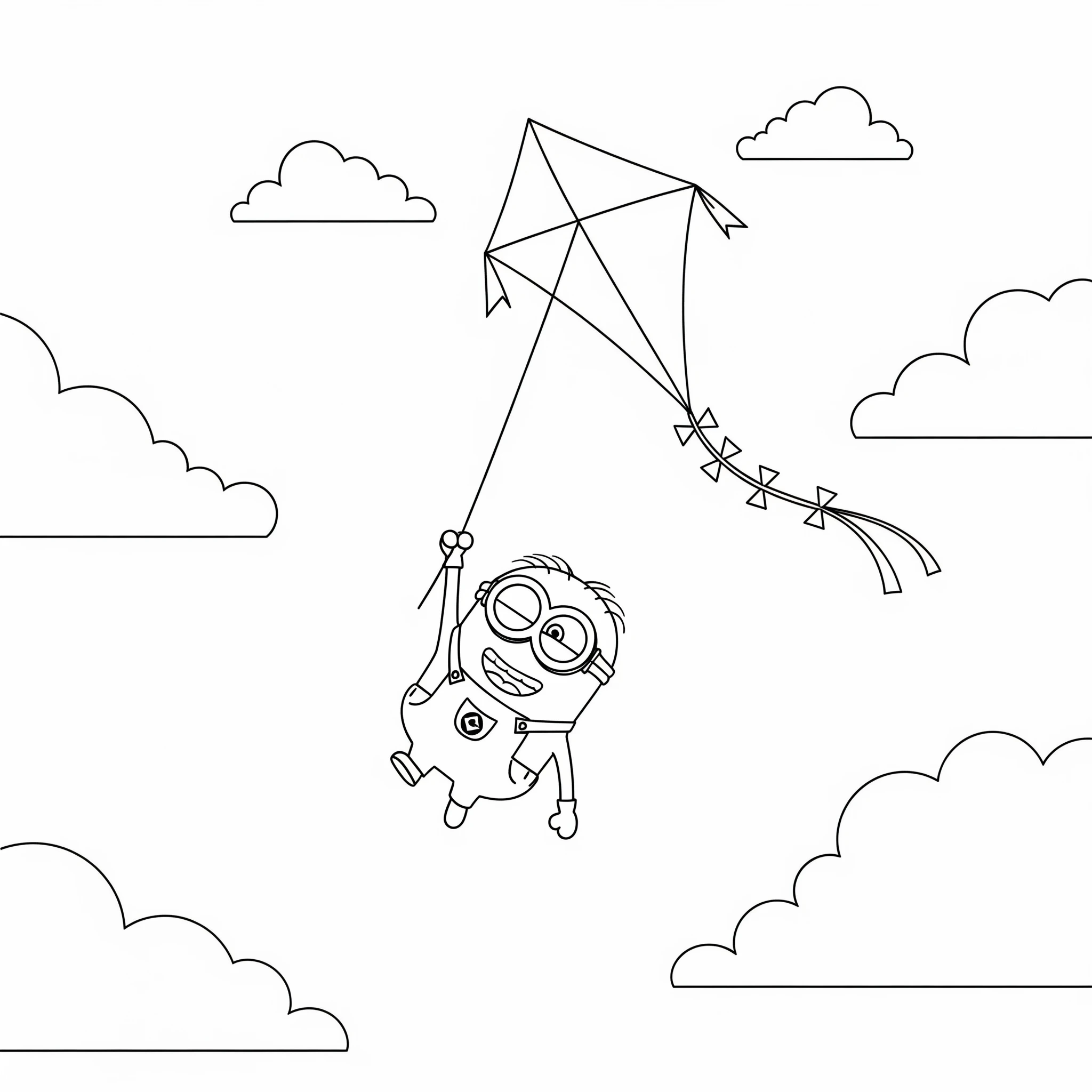 a imprimer coloriage Minions gratuit