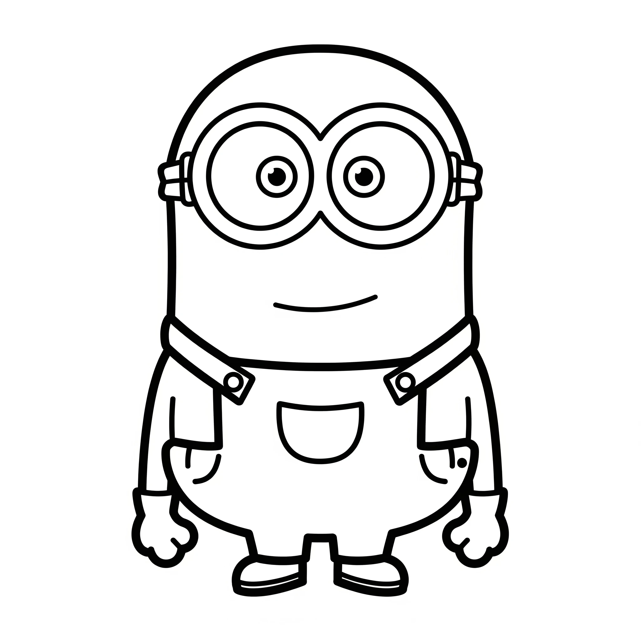 coloriage Minions pour enfant de 5 ans
