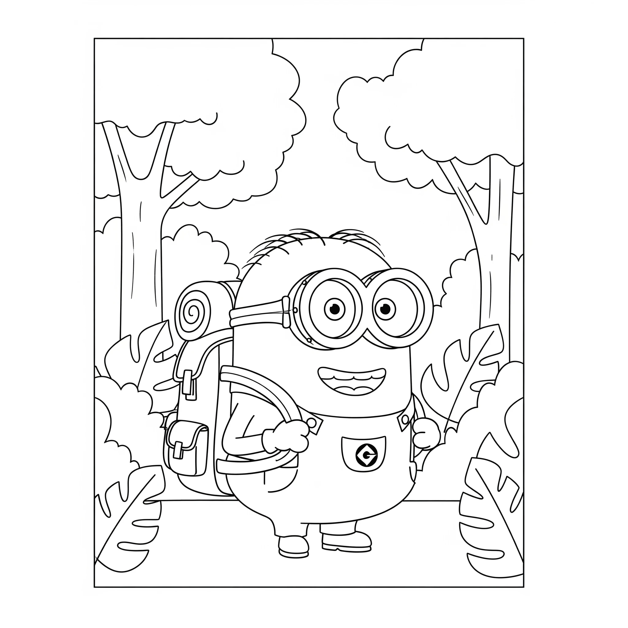 imprimer coloriage Minions