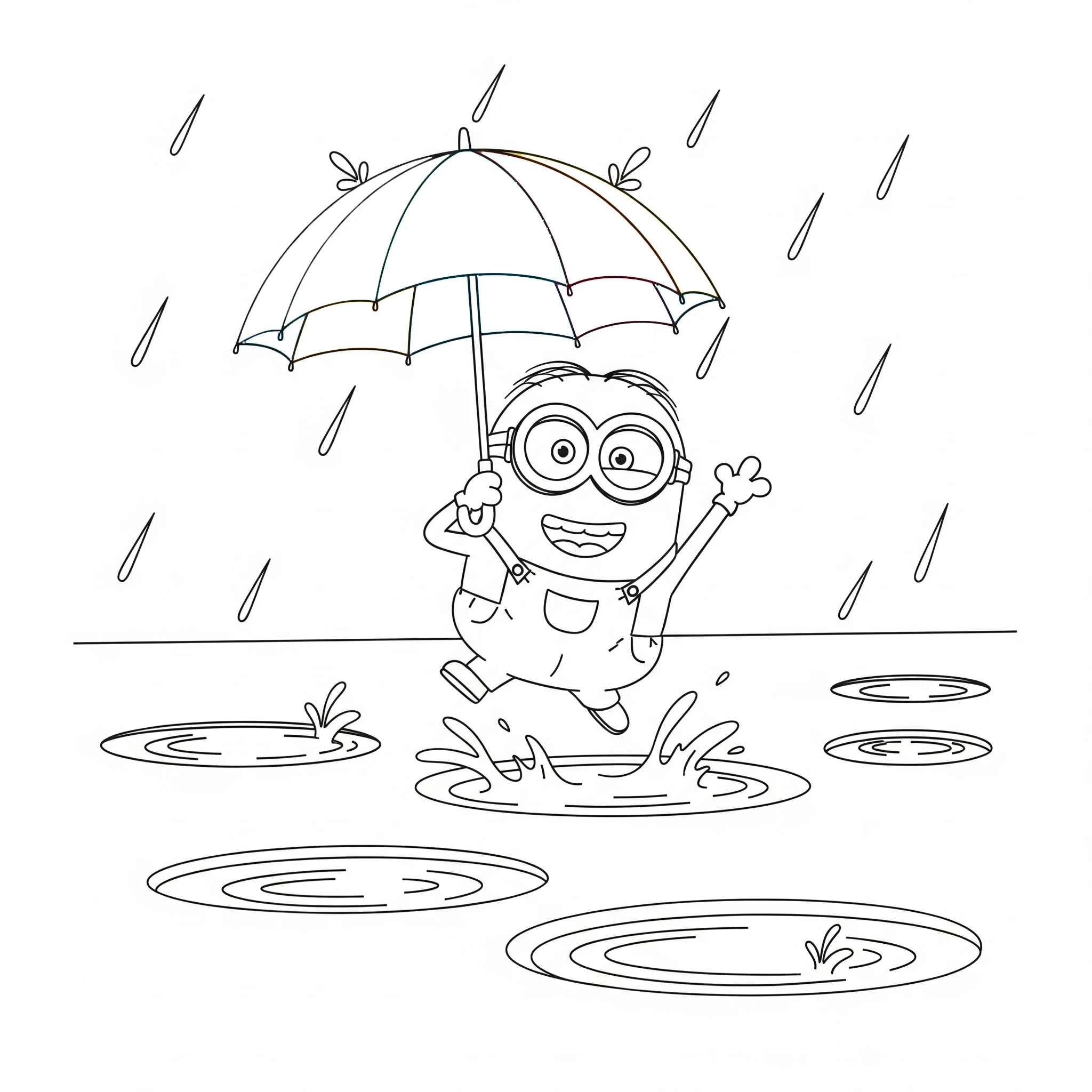 coloriage Minions pour enfant à imprimer