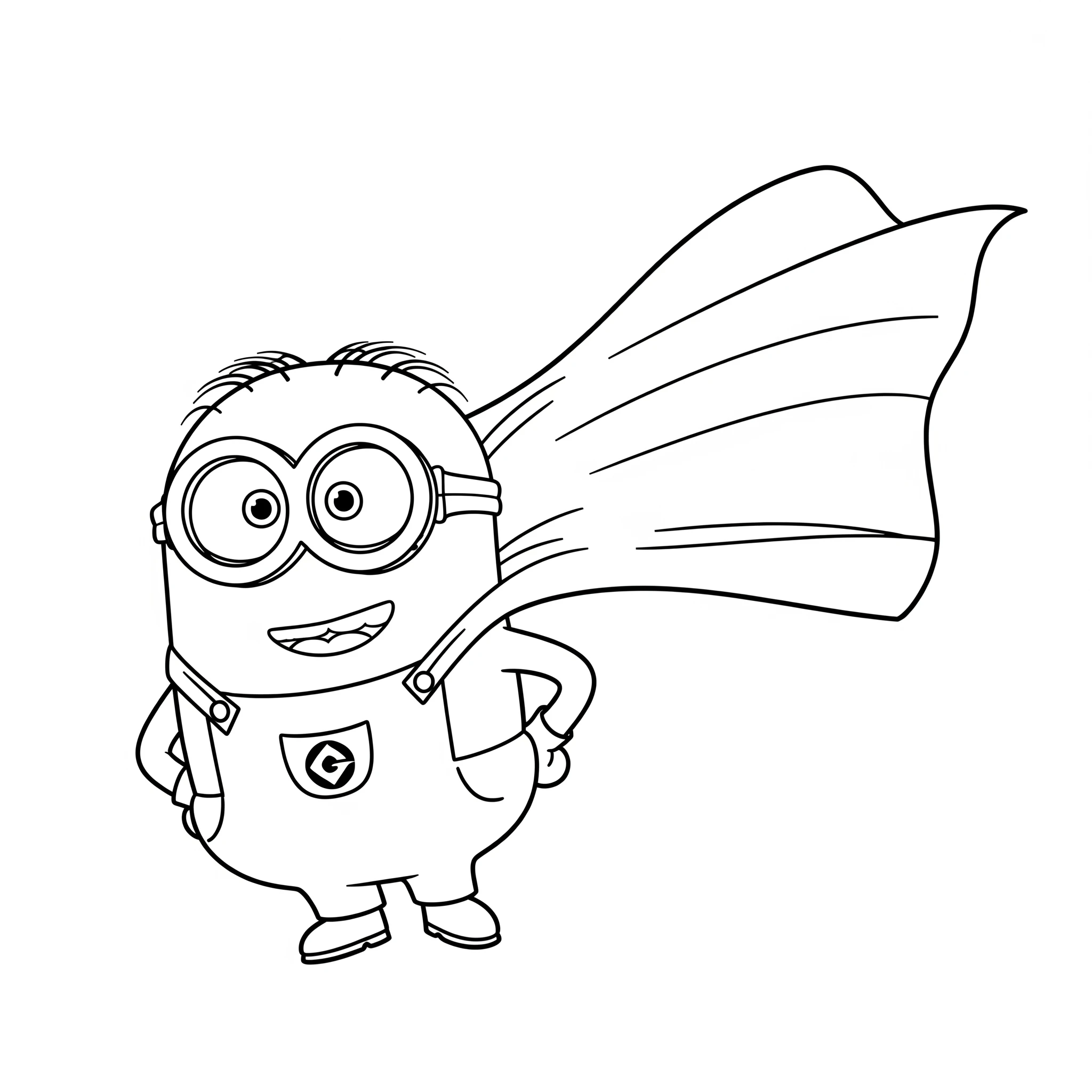 coloriage Minions d'enfant a imprimer
