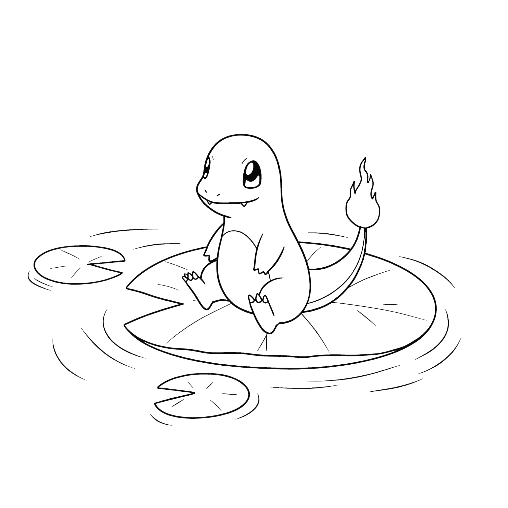 coloriage Salameche pour enfant de 10 ans 1