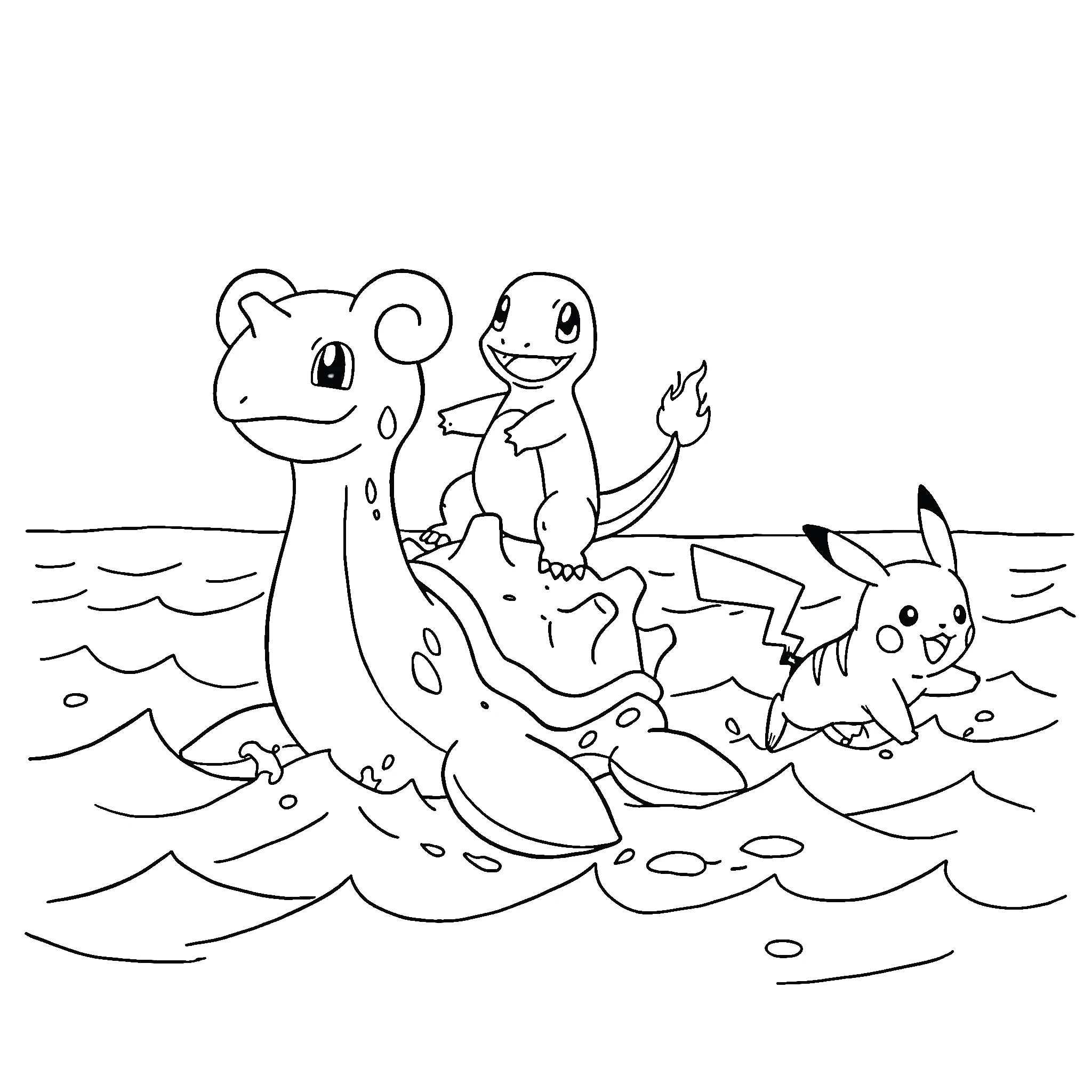 a imprimer coloriage Salameche gratuit 1