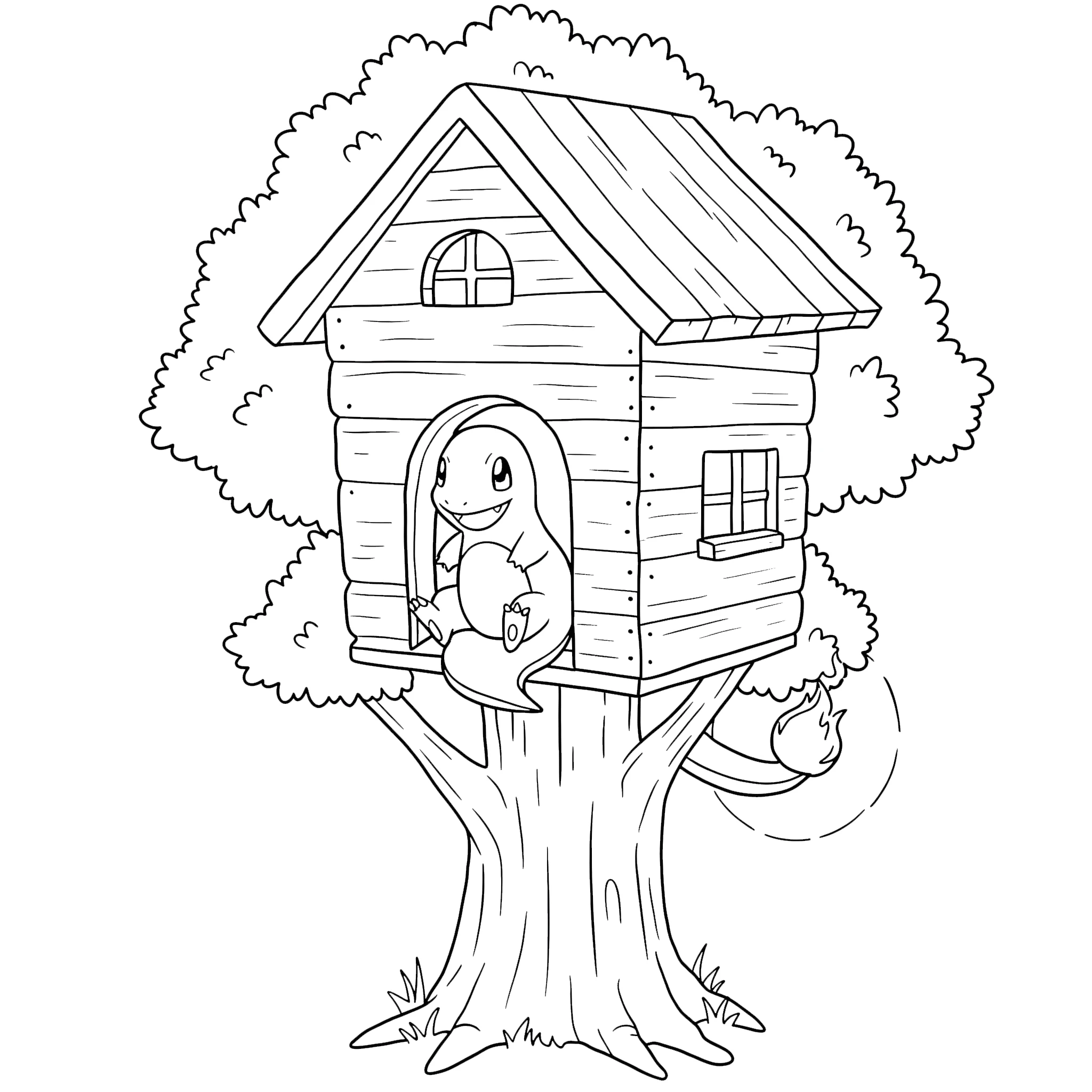 a imprimer coloriage Salameche gratuit