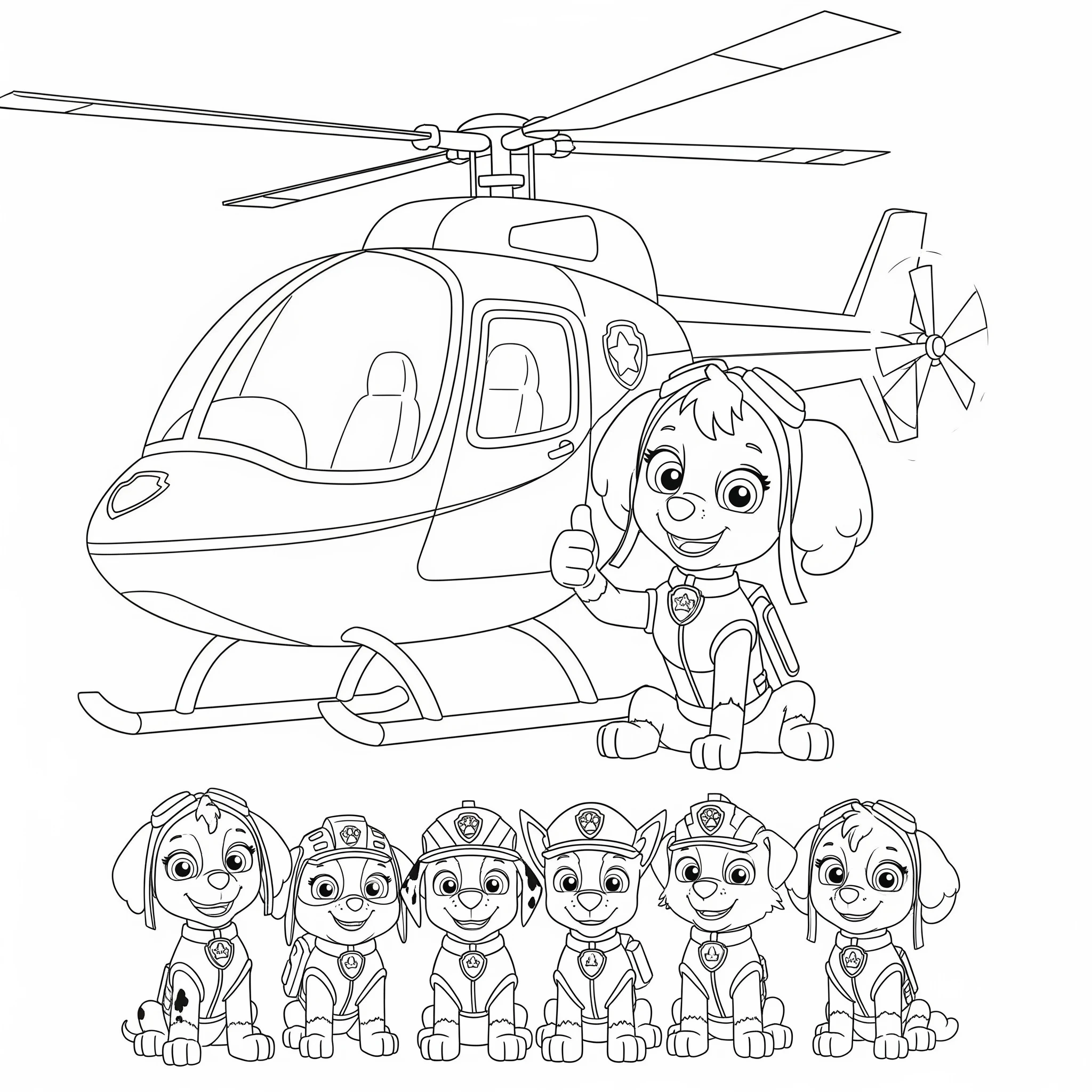 coloriage Stella à imprimer pour enfants