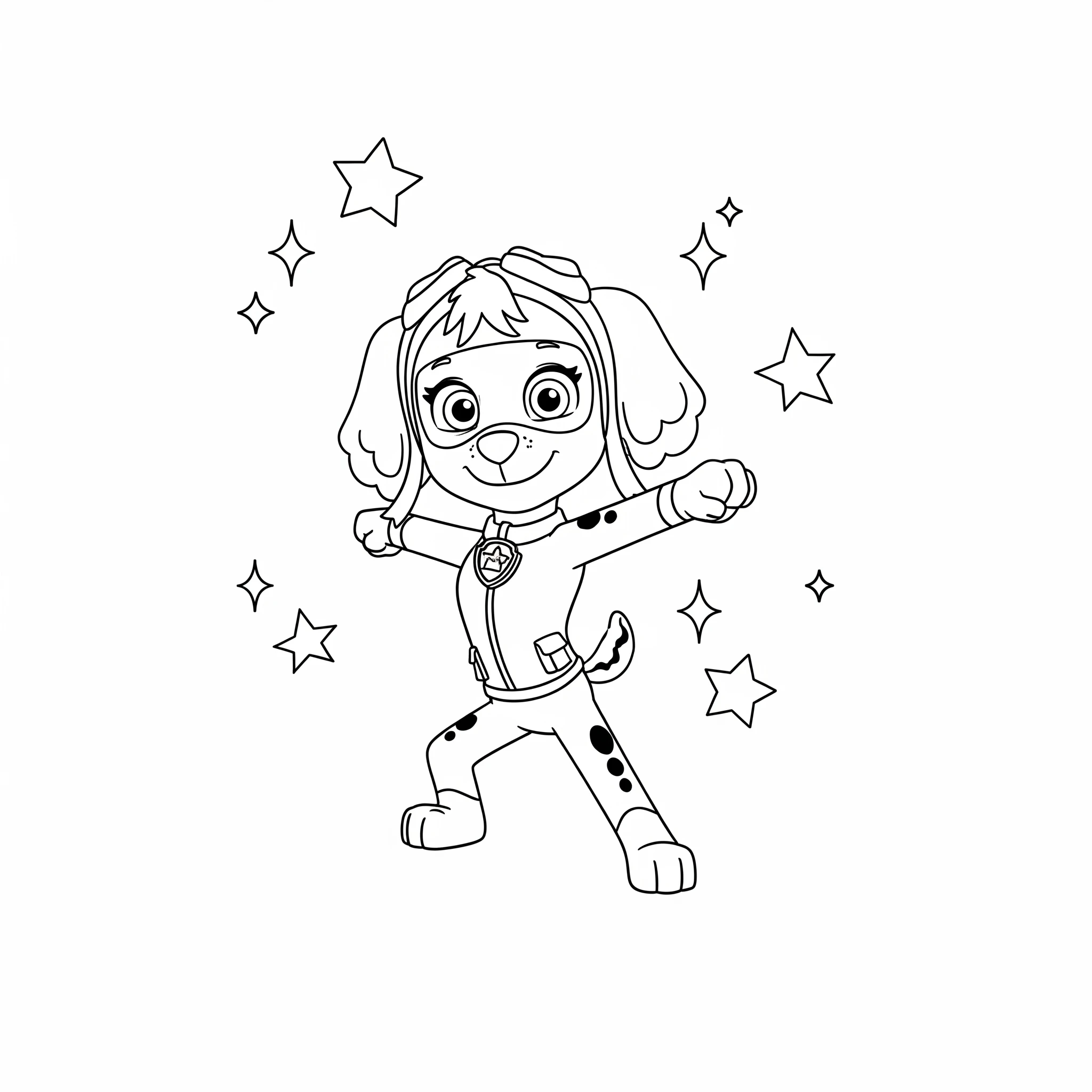 coloriage Stella gratuit pour enfants