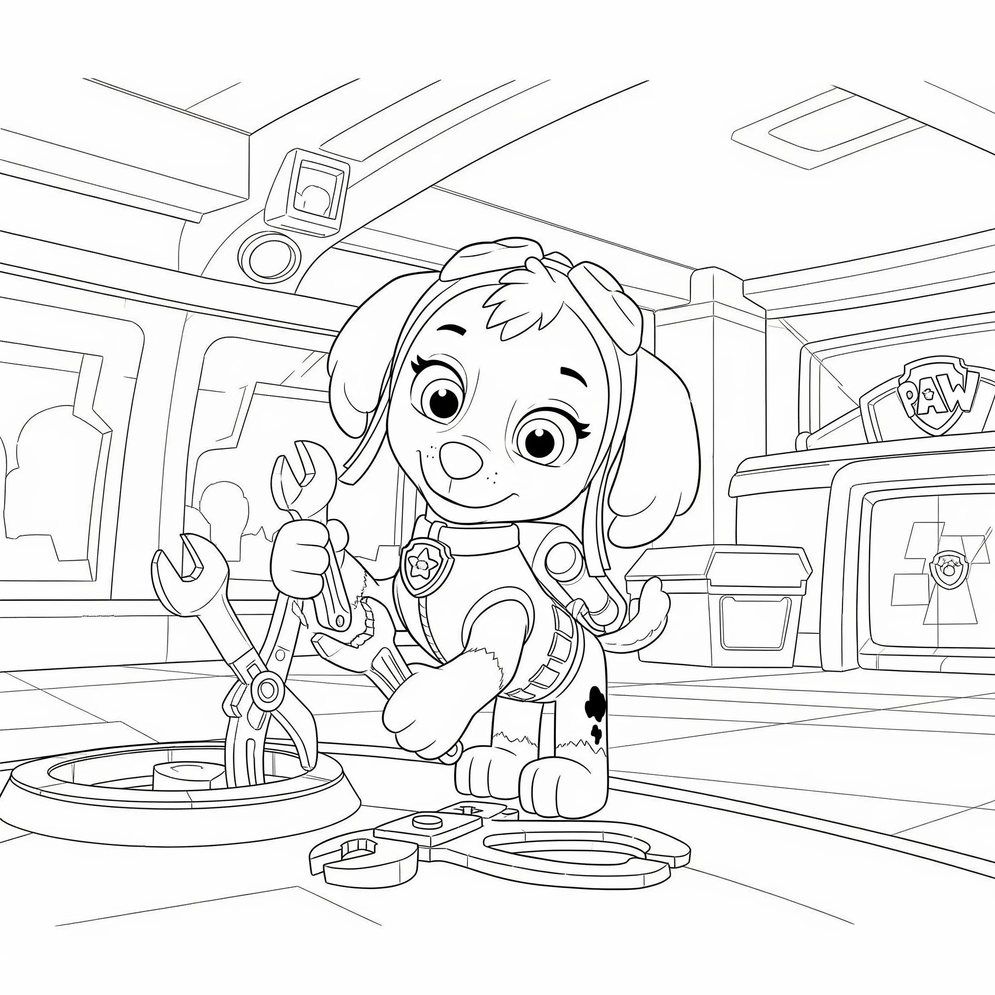 coloriage Stella à imprimer pdf