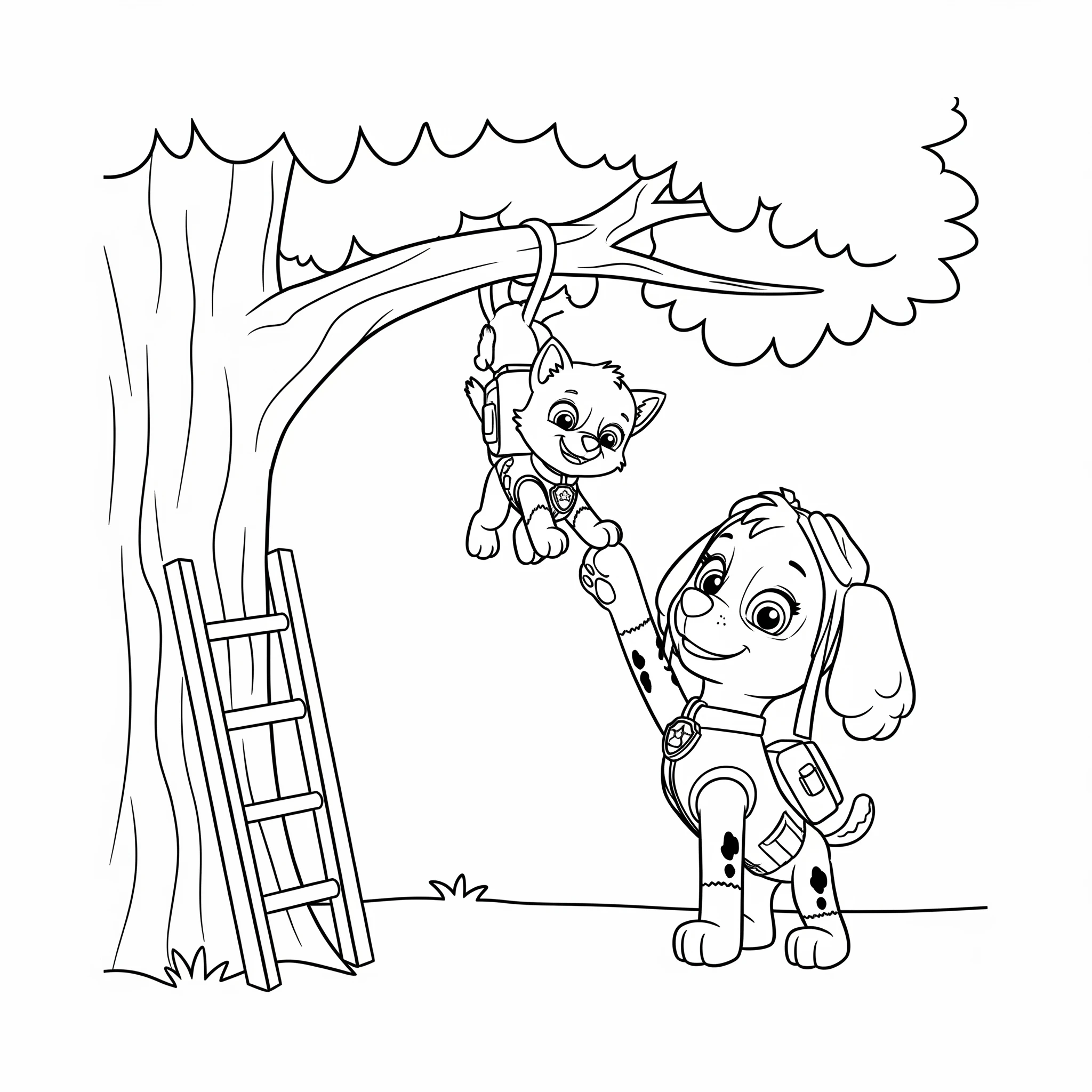 coloriage Stella à imprimer kawaii