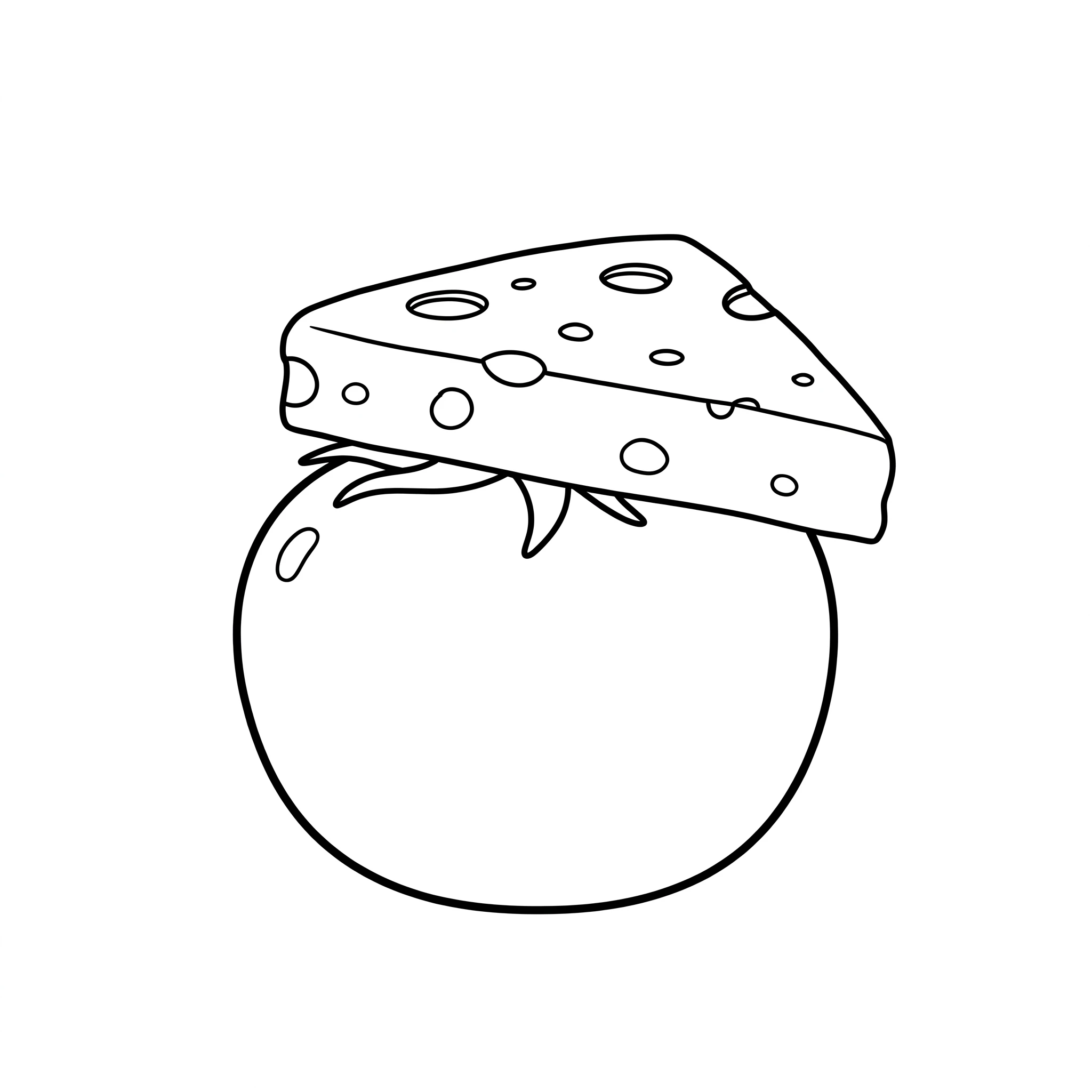 image pour coloriage Tomate enfant