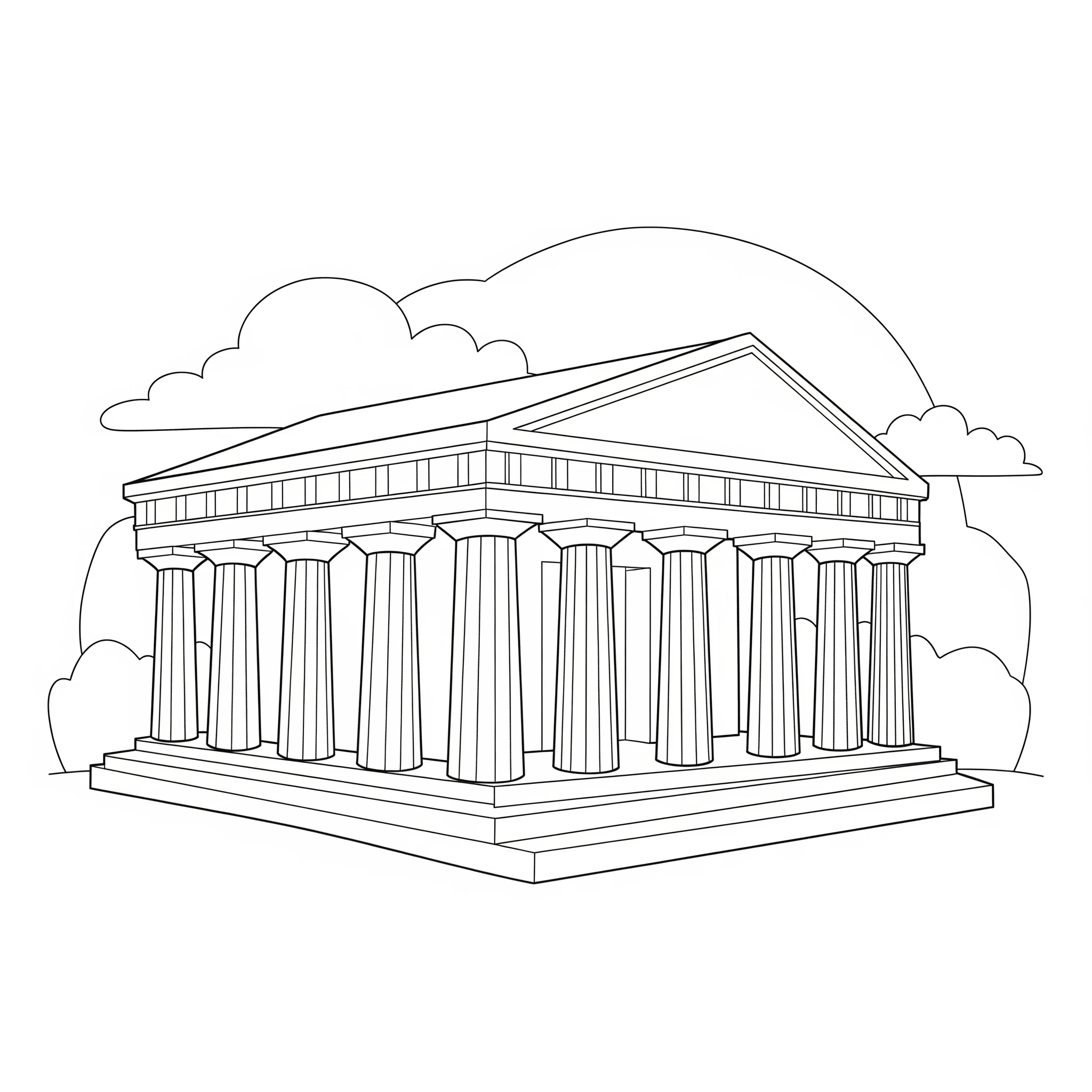 coloriage Antiquité et decoupage a imprimer gratuit