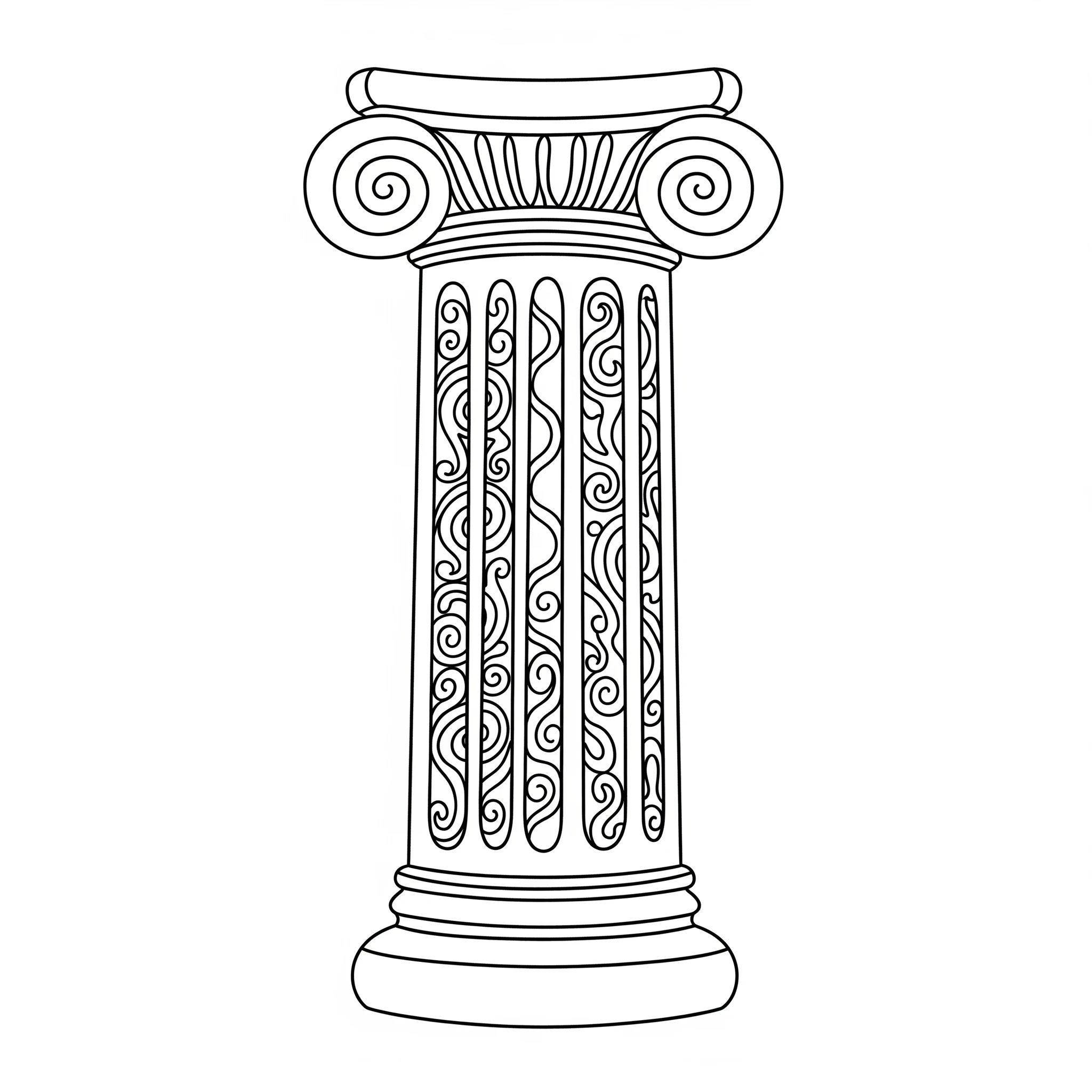 coloriage Antiquité pour enfant de 2 ans
