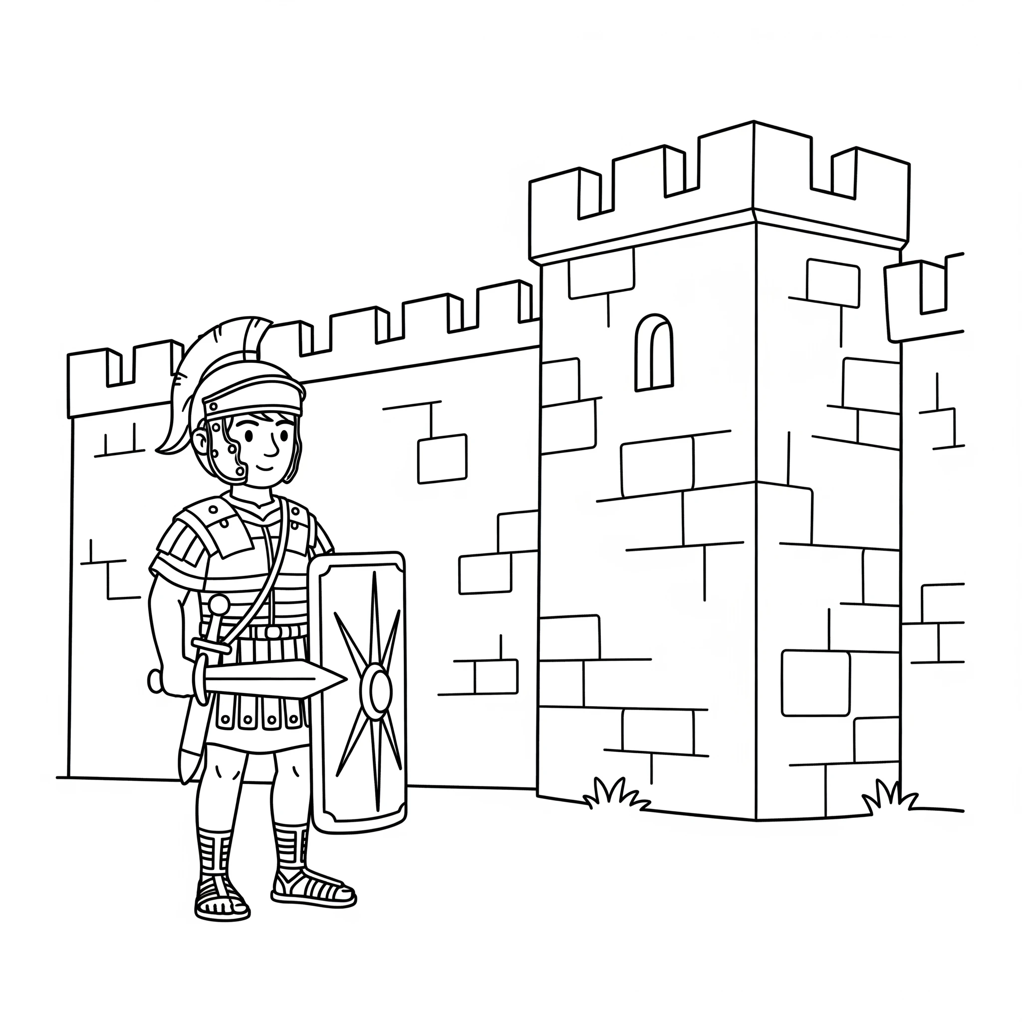 coloriage Antiquité pour enfant de 5 ans