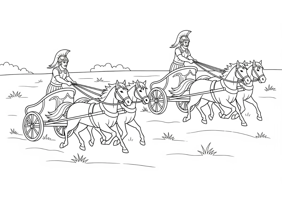 imprimer coloriage Antiquité pour enfant
