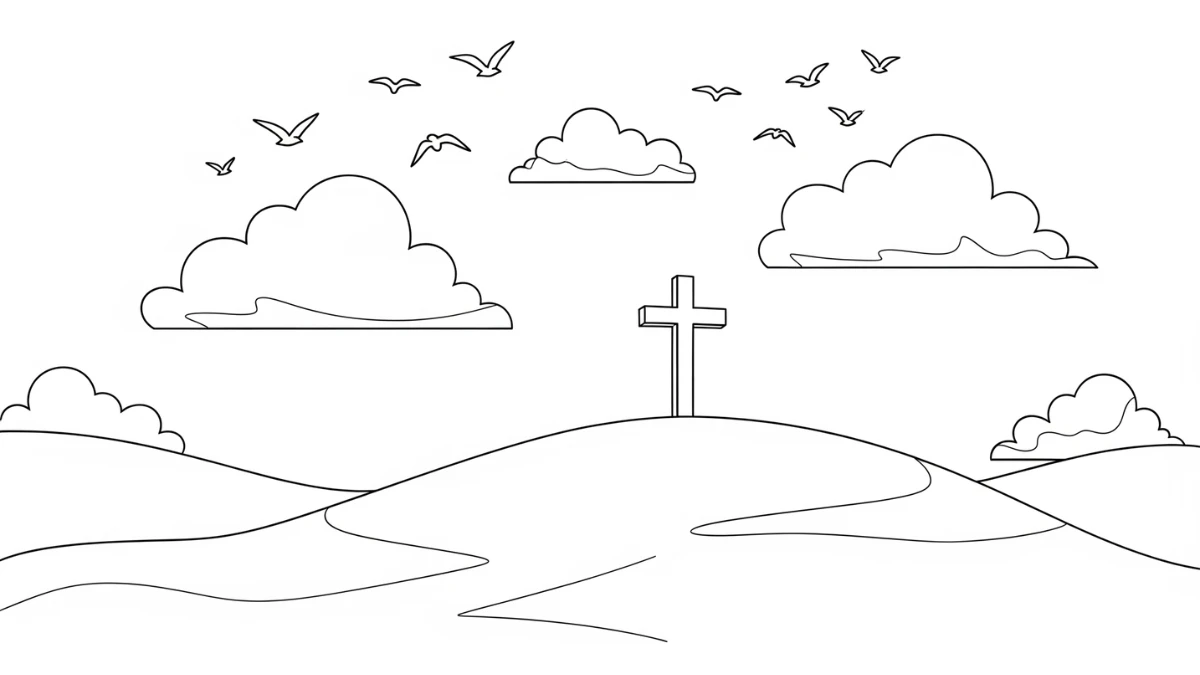 coloriage Assomption à imprimer pour enfant de 12 ans